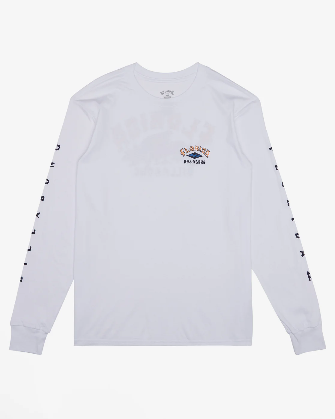 Billabong Arch Florida Long Sleeve T-Shirt - White -Biliabong Outlet