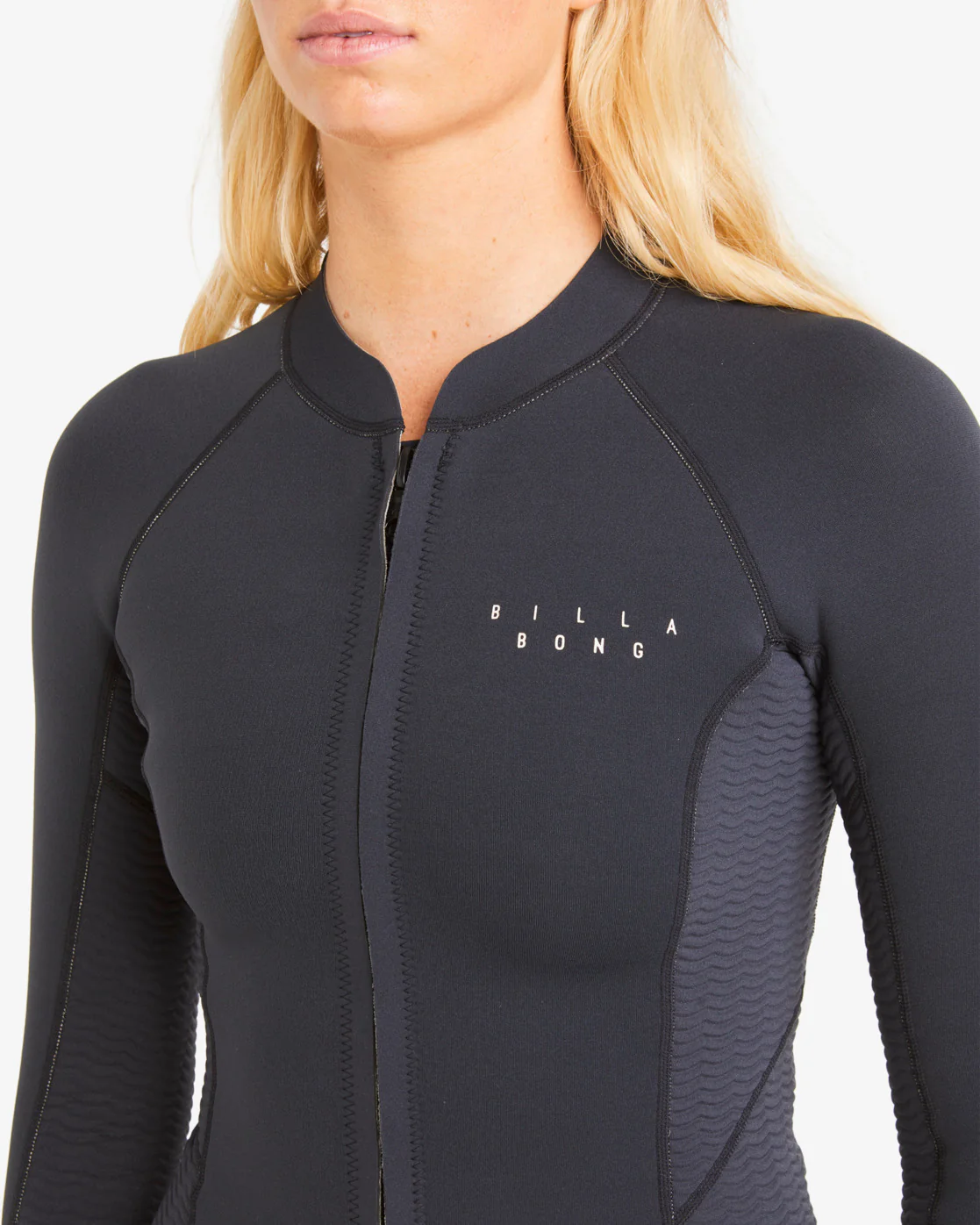 Billabong 1mm Peeky Wetsuit Jacket - Black -Biliabong Outlet