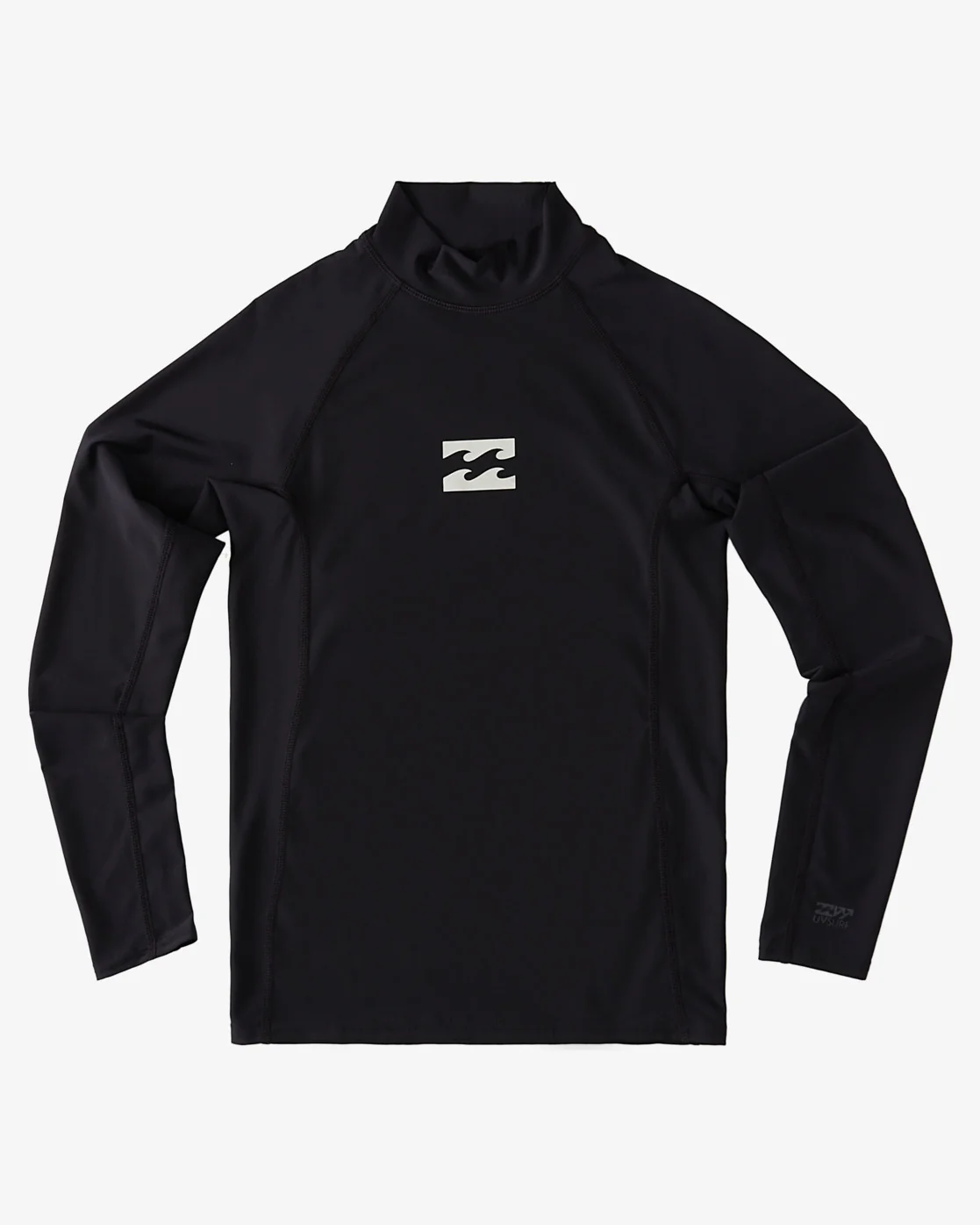 Billabong Boys All Day Wave Performance Fit Long Sleeve Rashguard - Black -Biliabong Outlet