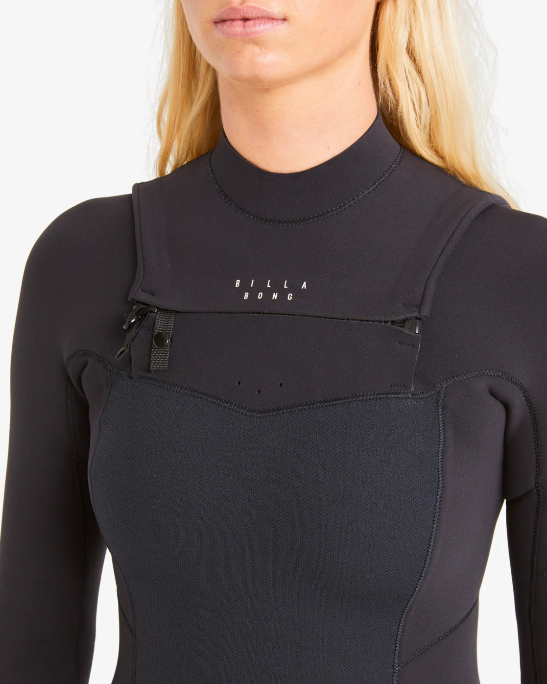 Billabong 4/3mm Salty Dayz Natural Chest Zip Wetsuit - Hidden Palms Black -Biliabong Outlet