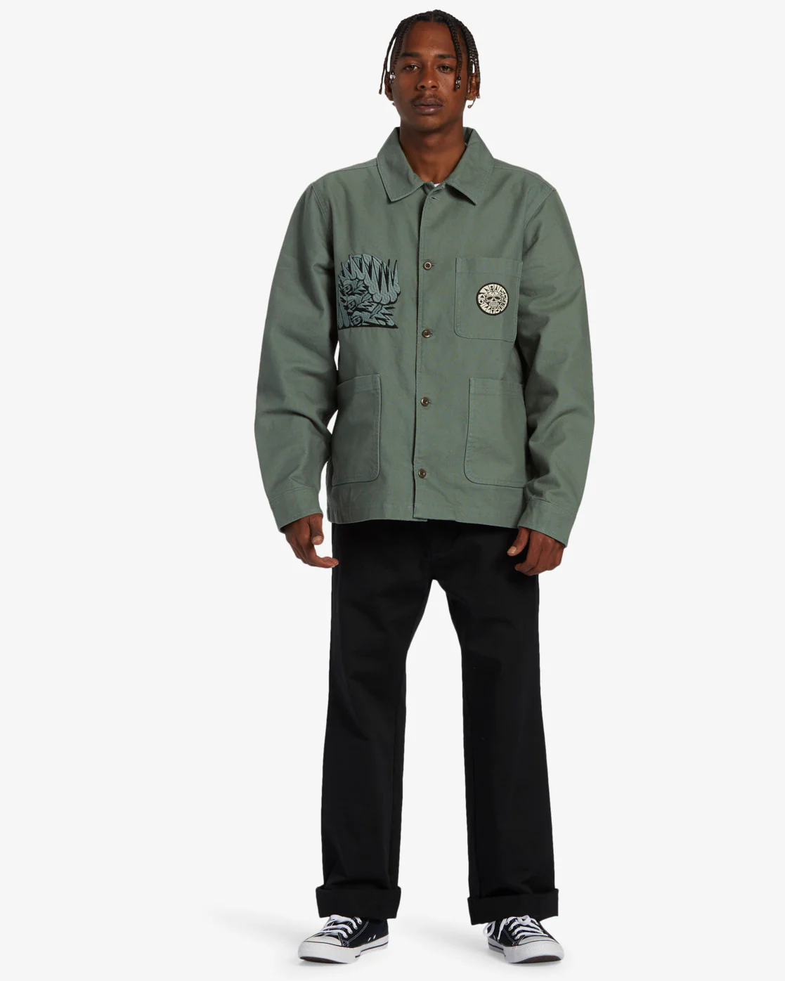 Billabong Turn The Tide Workwear Jacket - Surplus -Biliabong Outlet