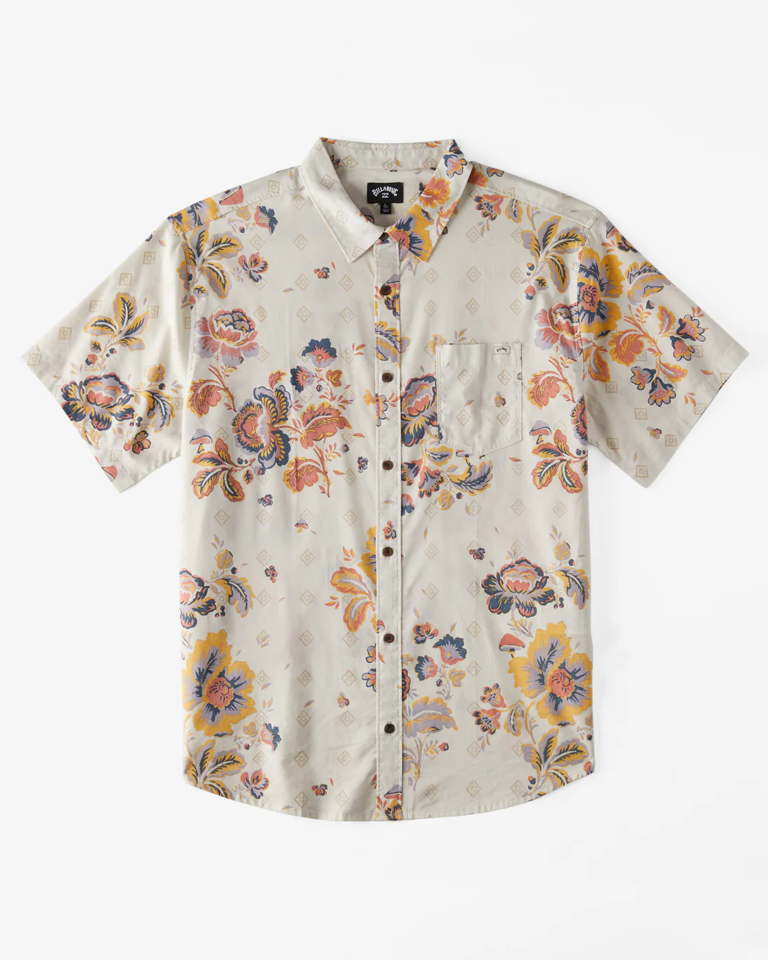 Billabong Sundays Short Sleeve Shirt - Taupe -Biliabong Outlet