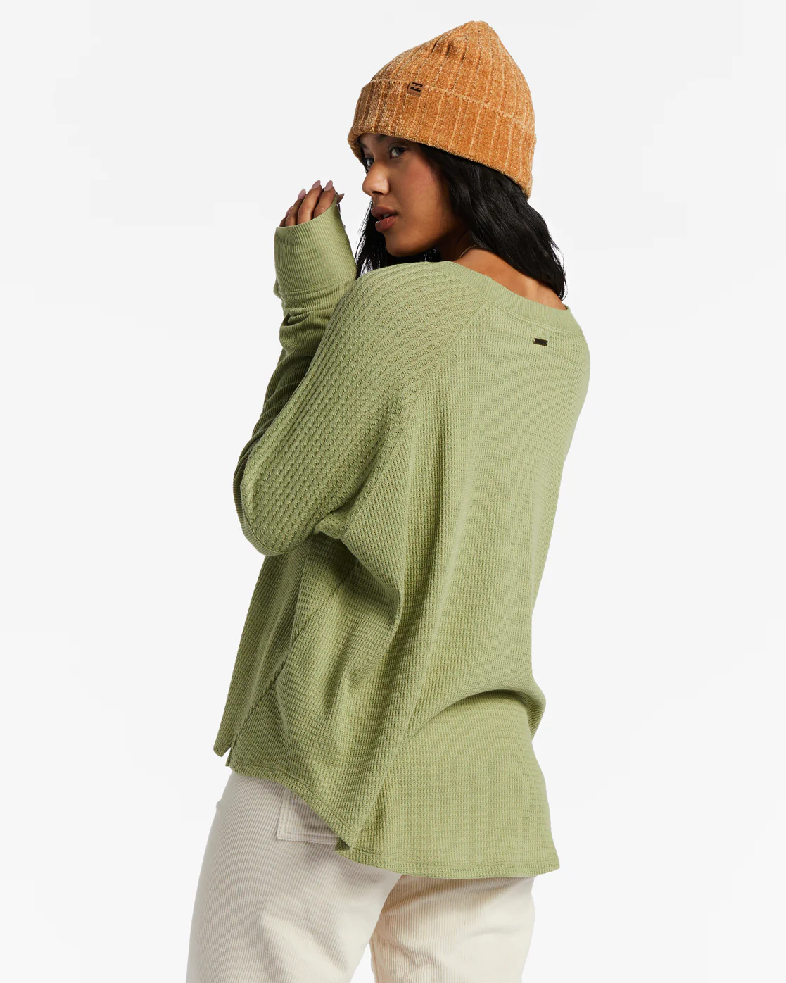 Billabong Warm My Heart Top - Avocado -Biliabong Outlet