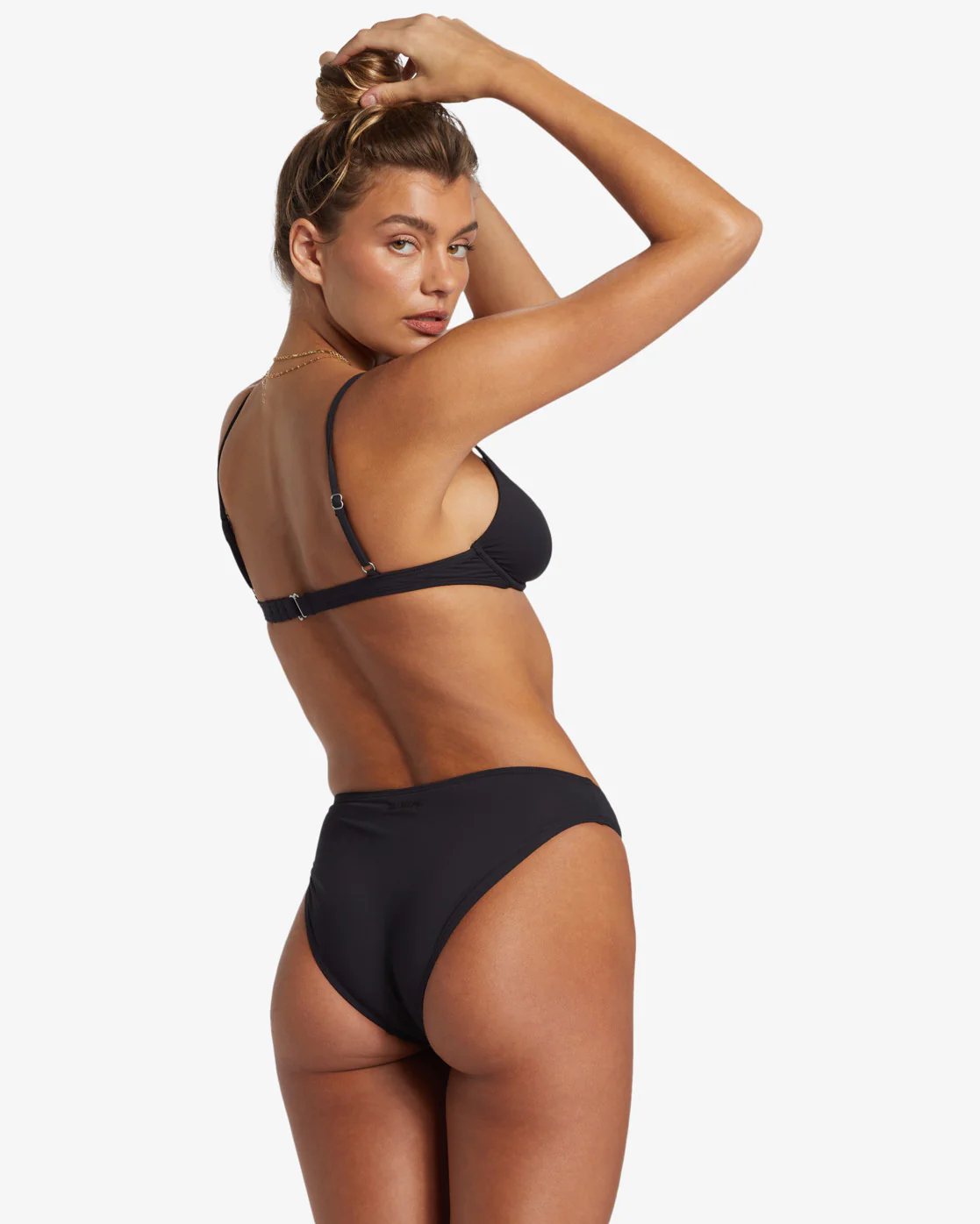 Billabong Sol Searcher Reese Underwire Bikini Top - Black Pebble -Biliabong Outlet