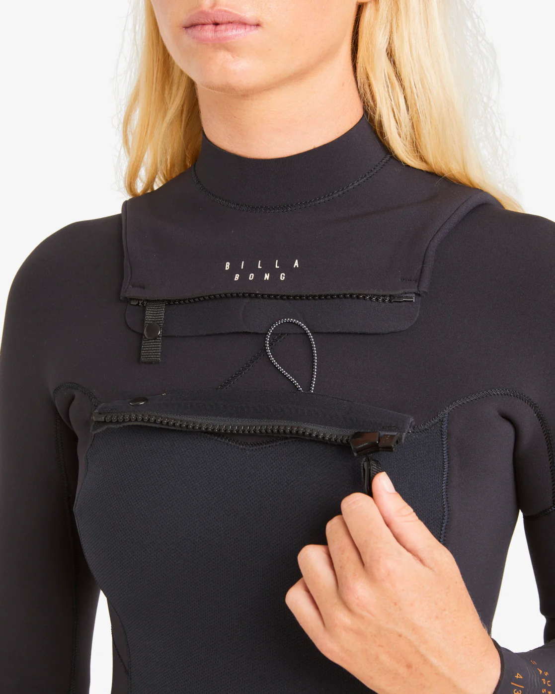 Billabong 4/3mm Salty Dayz Natural Chest Zip Wetsuit - Hidden Palms Black -Biliabong Outlet