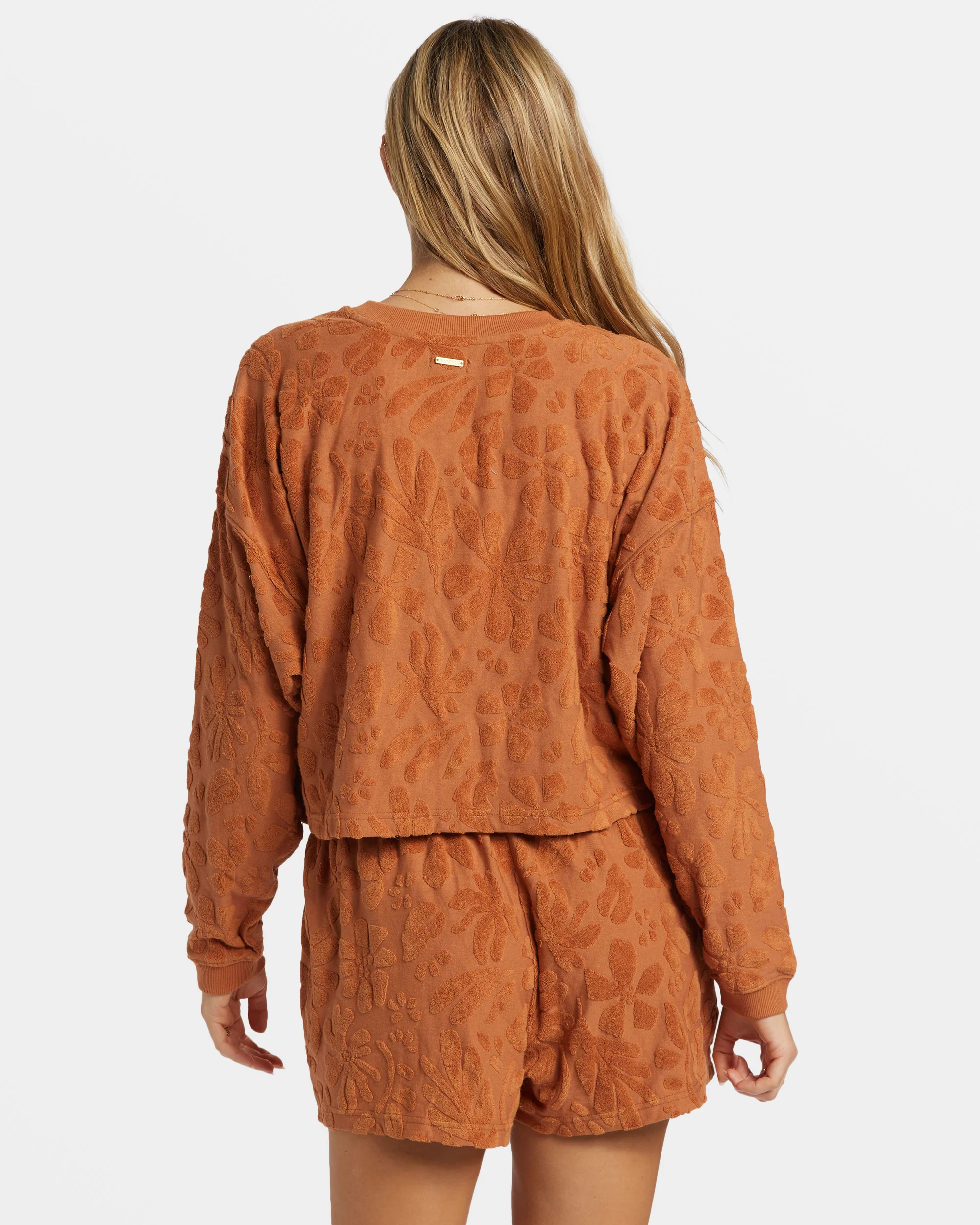 Billabong Loosen Up Crew Neck Sweatshirt - Toffee -Biliabong Outlet