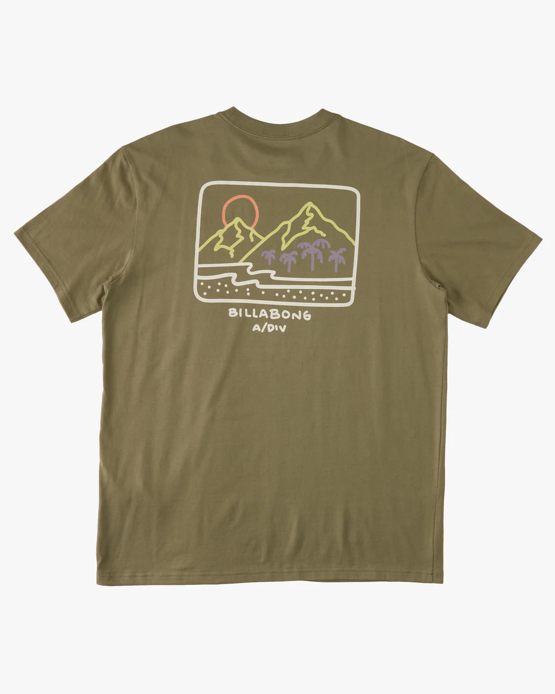 Billabong Shine Short Sleeve T-Shirt - Sage -Biliabong Outlet