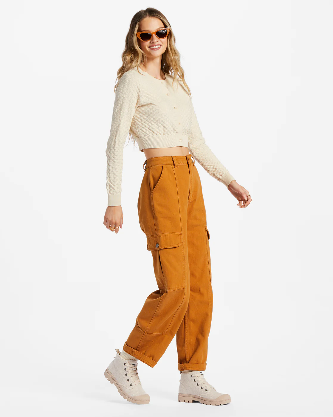 Billabong Wall To Wall Denim Cargo Pants - Cider -Biliabong Outlet