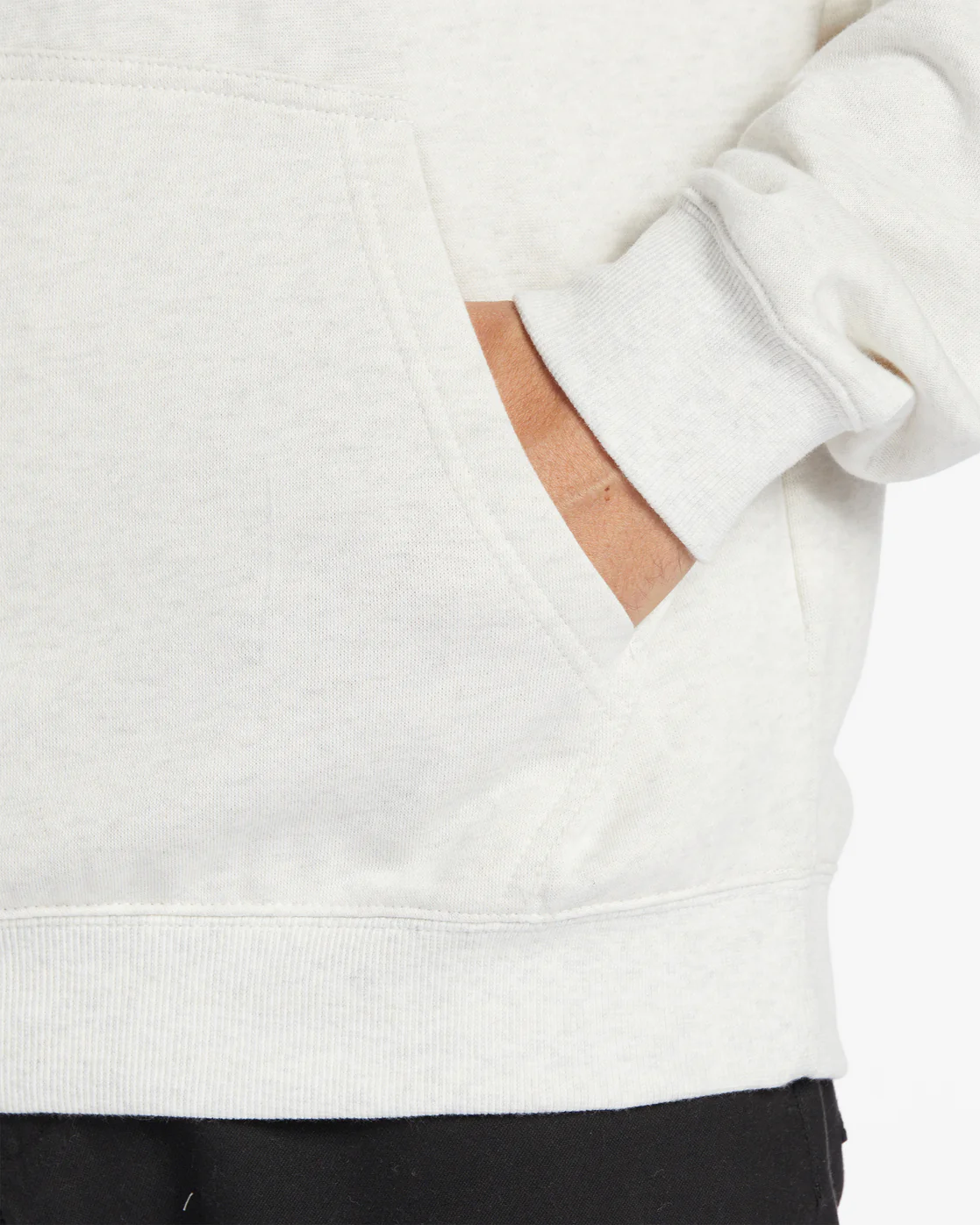 Billabong Short Sands Pullover Sweatshirt - Light Grey Heather -Biliabong Outlet
