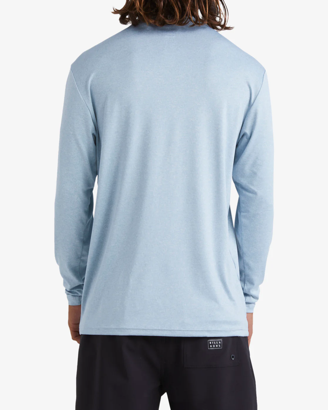 Billabong Unity Loose Fit Long Sleeve Surf Tee - Smoke Blue Heather -Biliabong Outlet