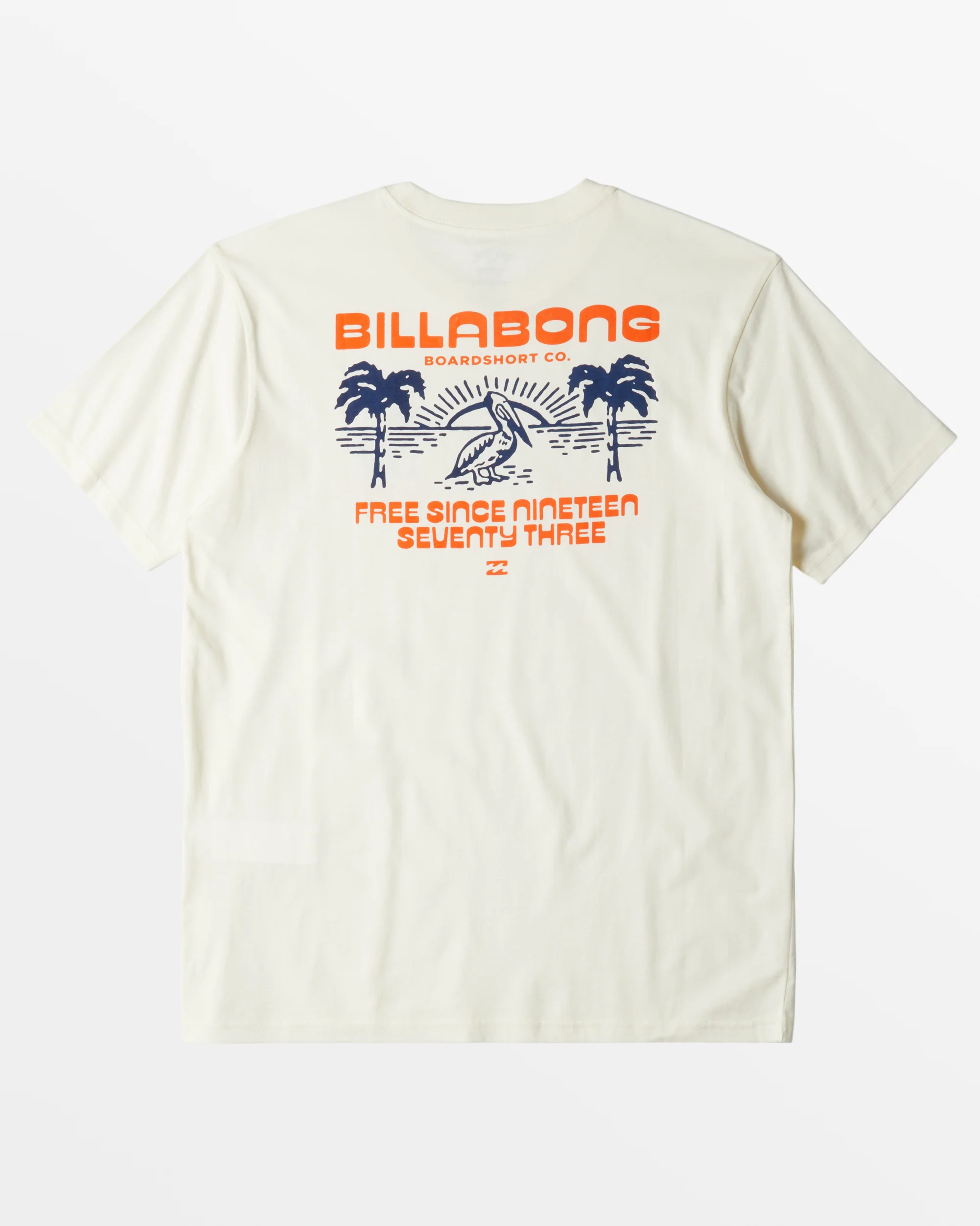 Billabong Boy's Lounge T-Shirt - Off White -Biliabong Outlet