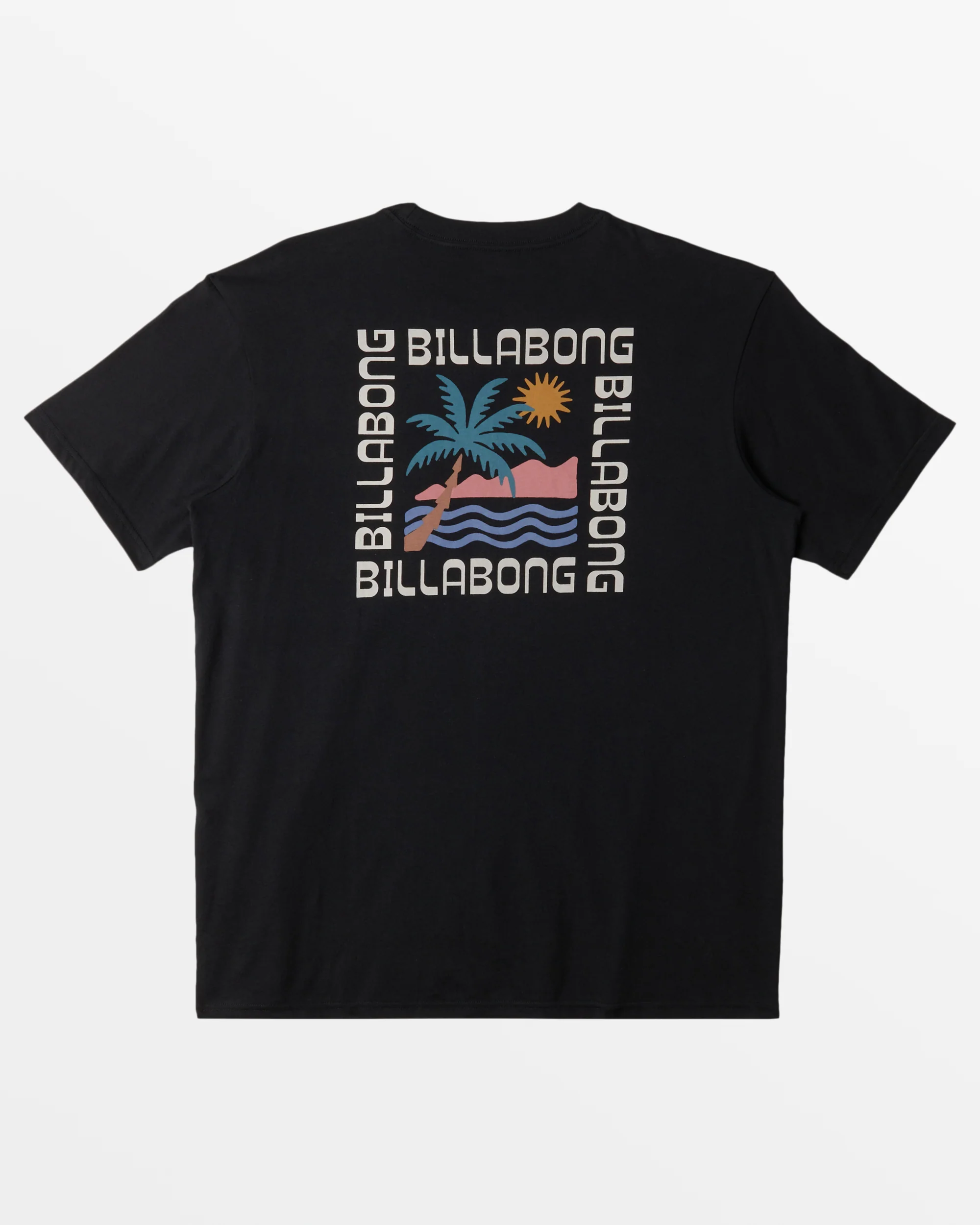 Billabong Troppo Pocket T-Shirt - Black -Biliabong Outlet