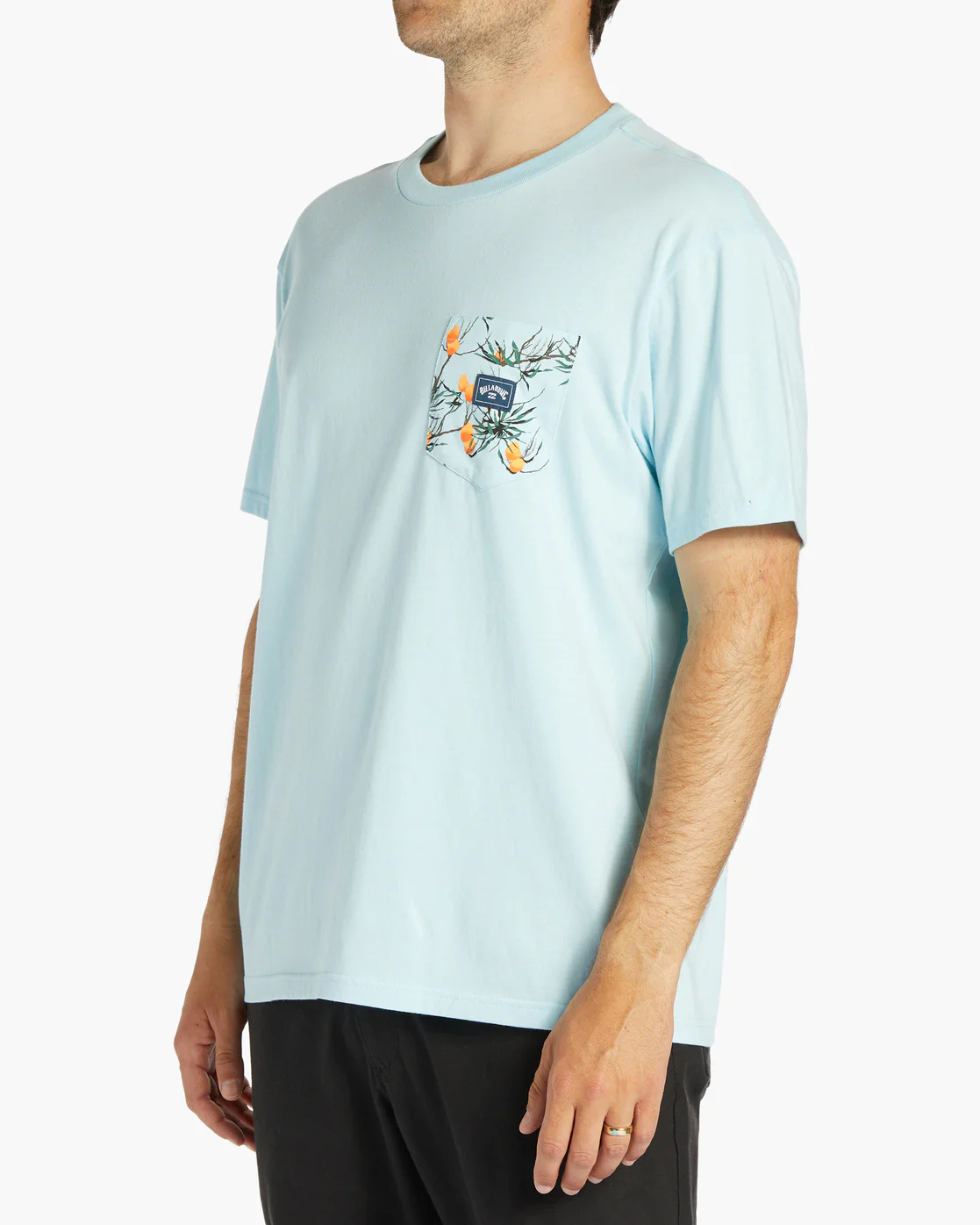 Billabong Team Pocket T-Shirt - Coastal Blue -Biliabong Outlet