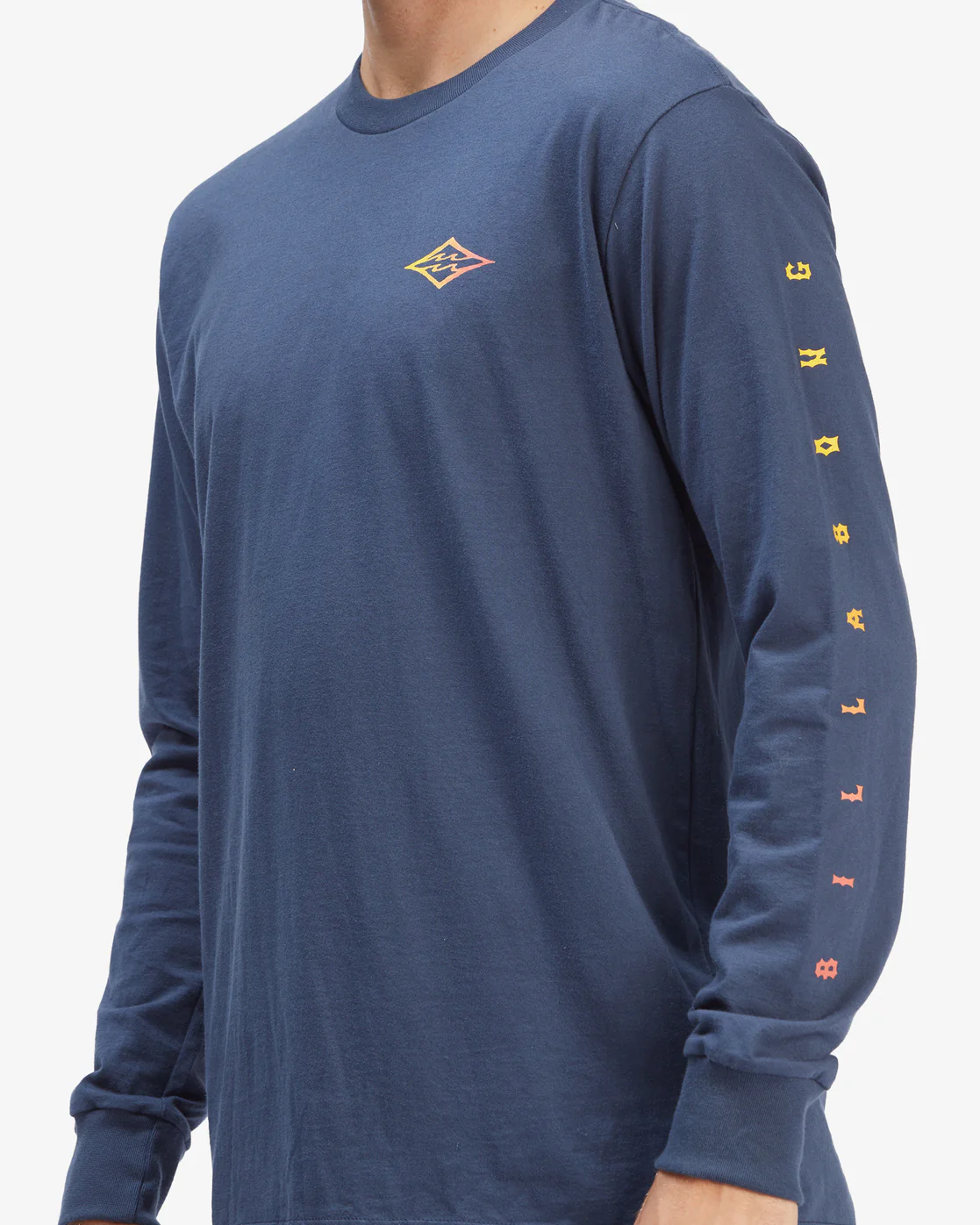Billabong Unity Long Sleeve T-Shirt - Denim -Biliabong Outlet