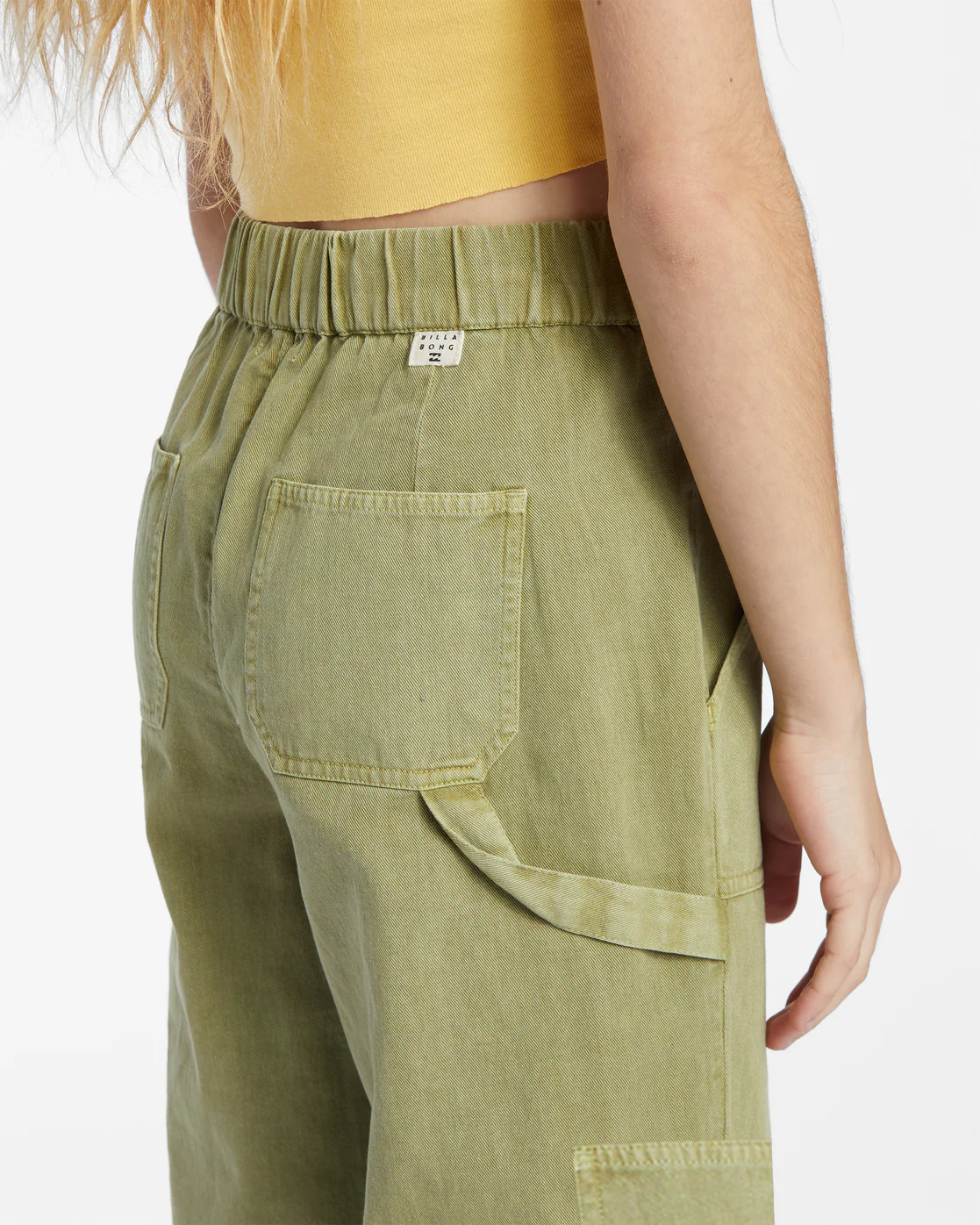 Billabong Girls Tomboy Cargo Pants - Avocado -Biliabong Outlet