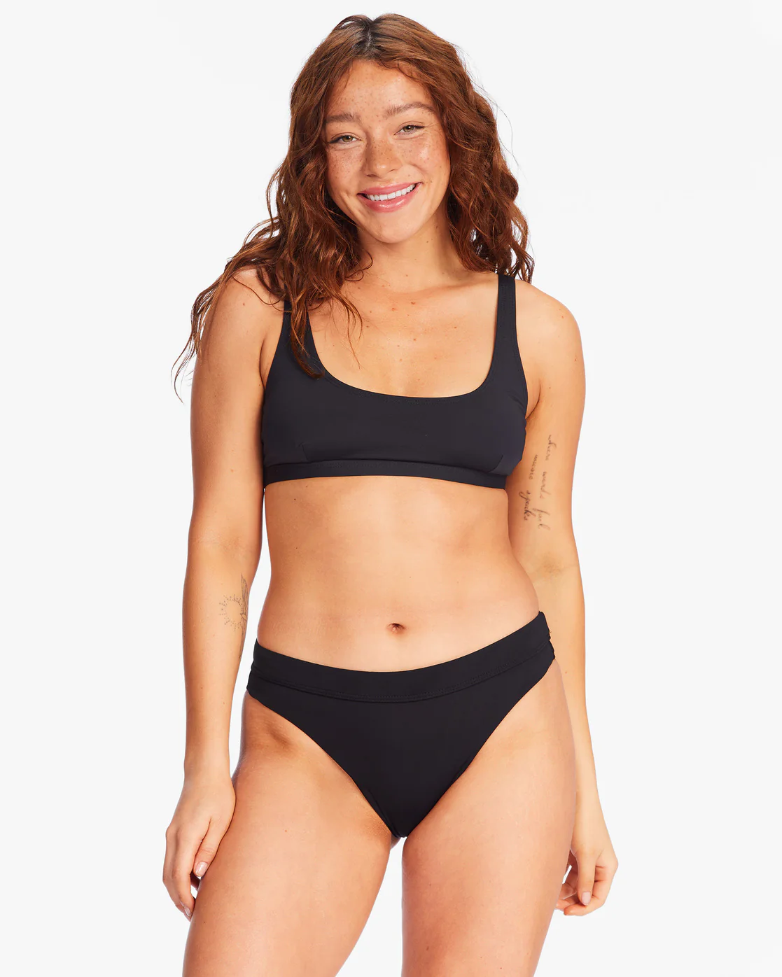 Billabong Sol Searcher Maui Rider Bikini Bottoms - Black Pebble -Biliabong Outlet