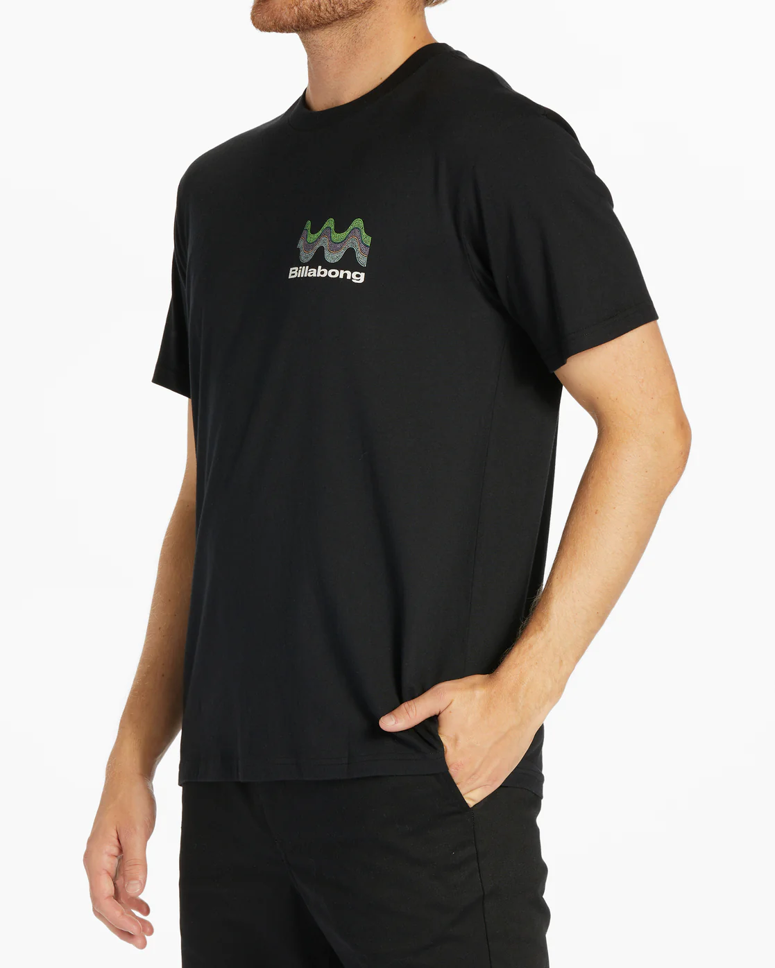 Billabong Segment Short Sleeve T-Shirt - Black -Biliabong Outlet
