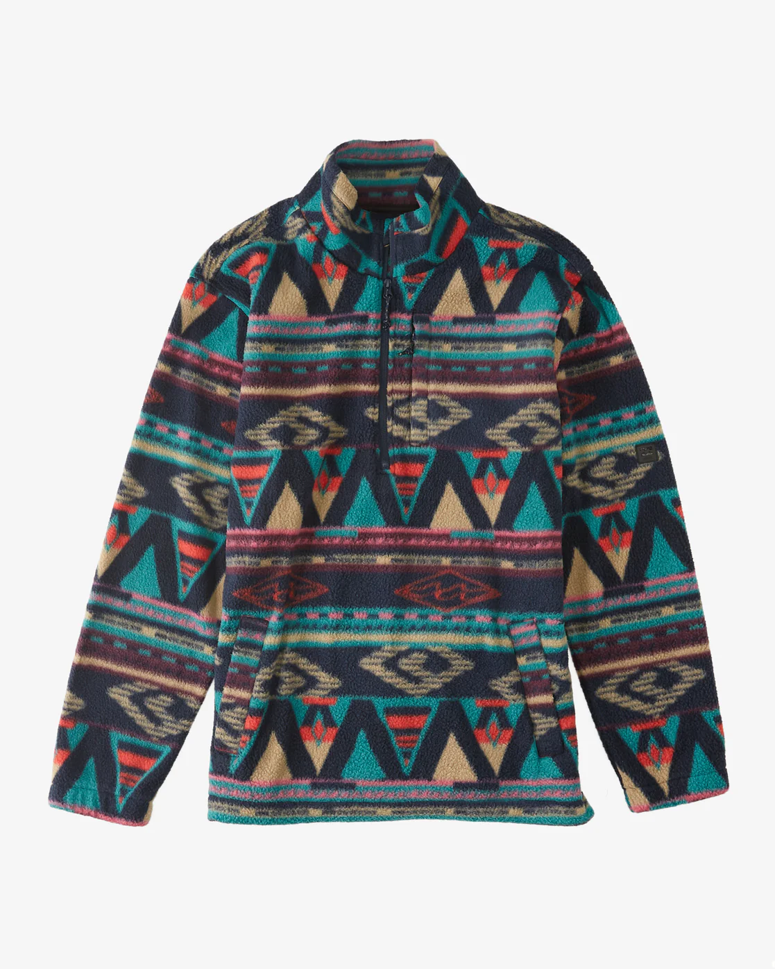 Billabong Boundary Half-Zip Mock Neck Fleece - Navy -Biliabong Outlet