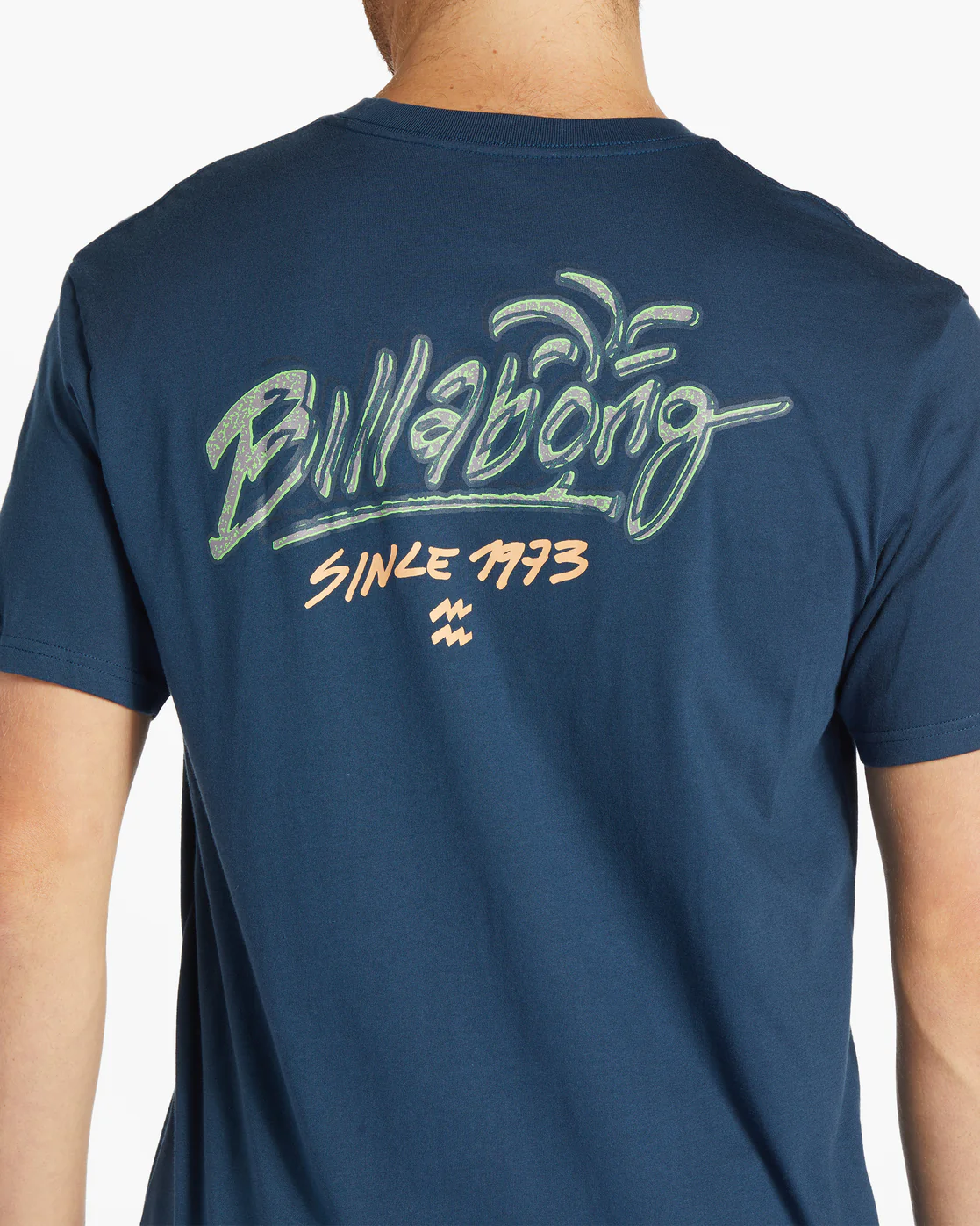 Billabong Lounge Short Sleeve T-Shirt - Dark Blue -Biliabong Outlet