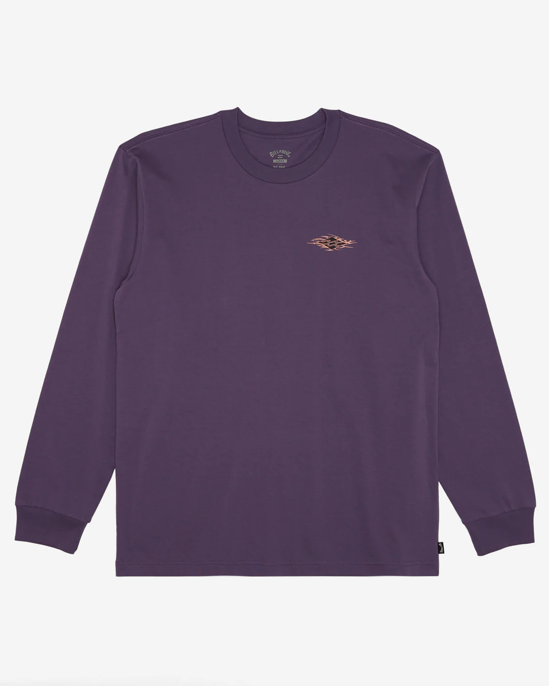 Billabong Collision OG Long Sleeve T-Shirt - Washed Violet -Biliabong Outlet