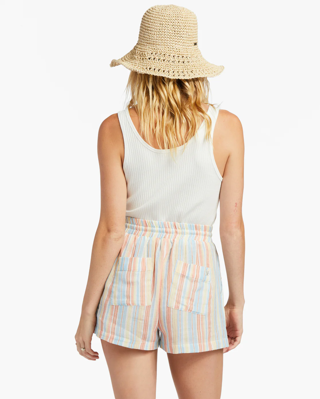 Billabong Day Tripper Elastic Shorts - Salt Crystal 6 -Biliabong Outlet