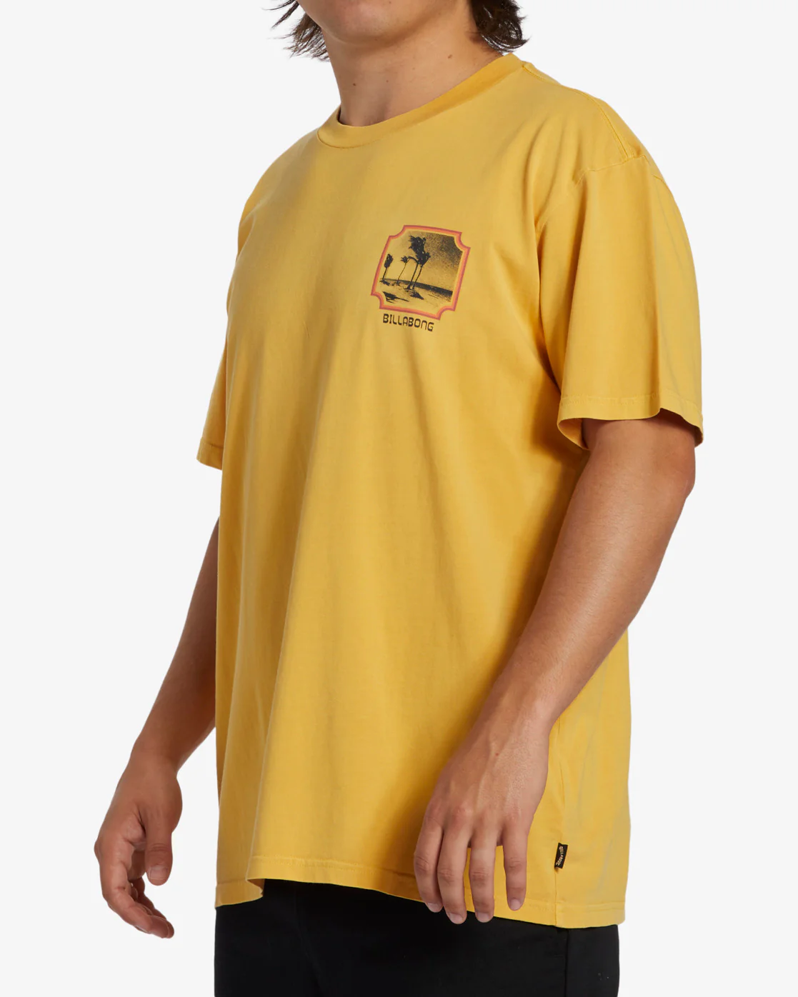 Billabong Reflections Short Sleeve Wave Washed T-Shirt - Citrus -Biliabong Outlet