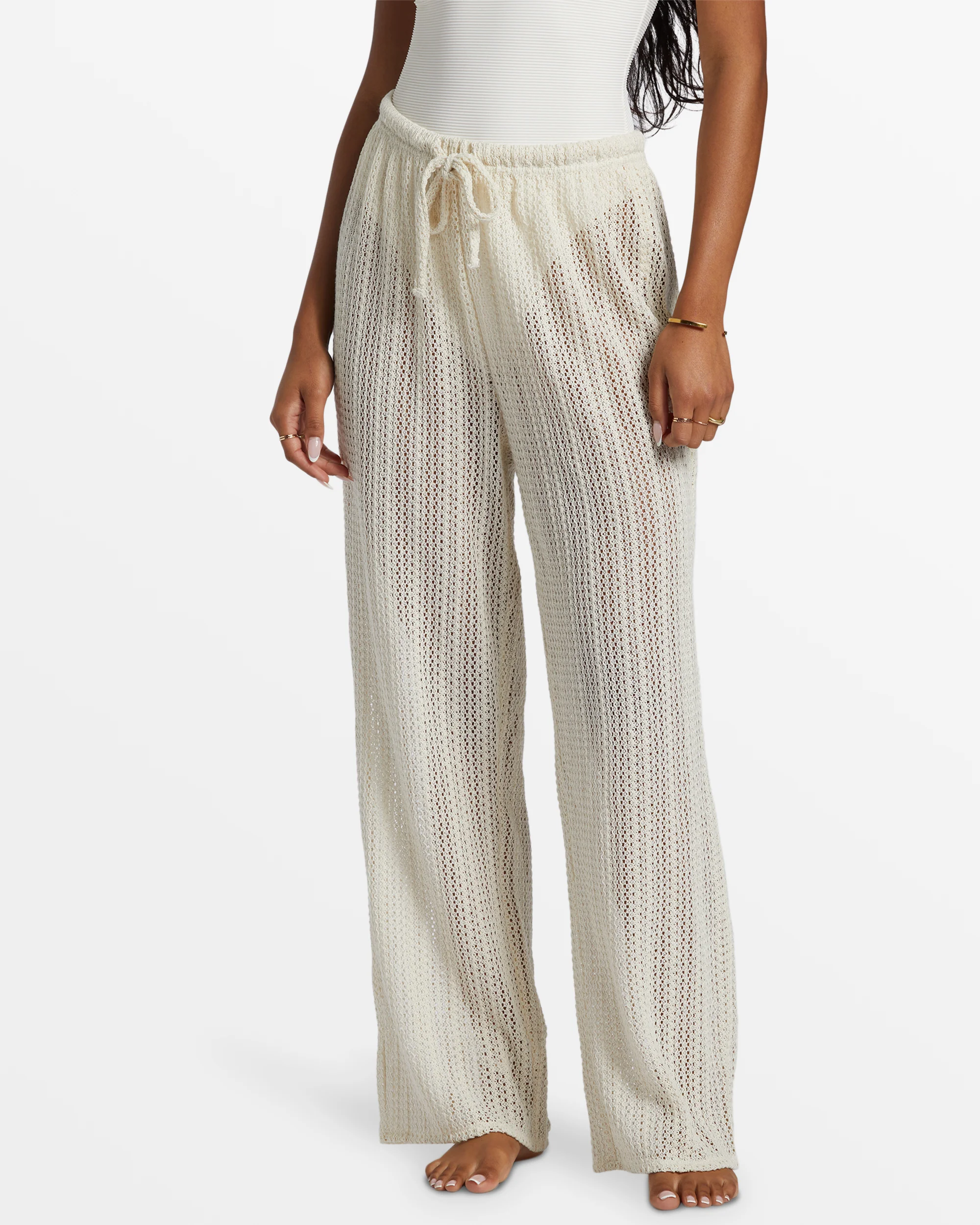Billabong Largo Beach Pant Cover Up - Salt Crystal -Biliabong Outlet