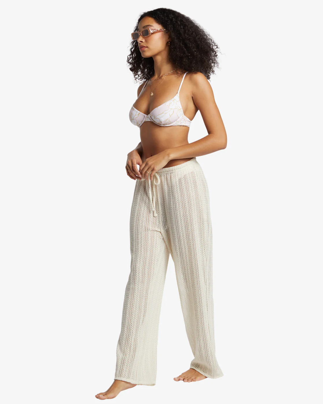 Billabong Largo Beach Pant Cover Up - Salt Crystal -Biliabong Outlet
