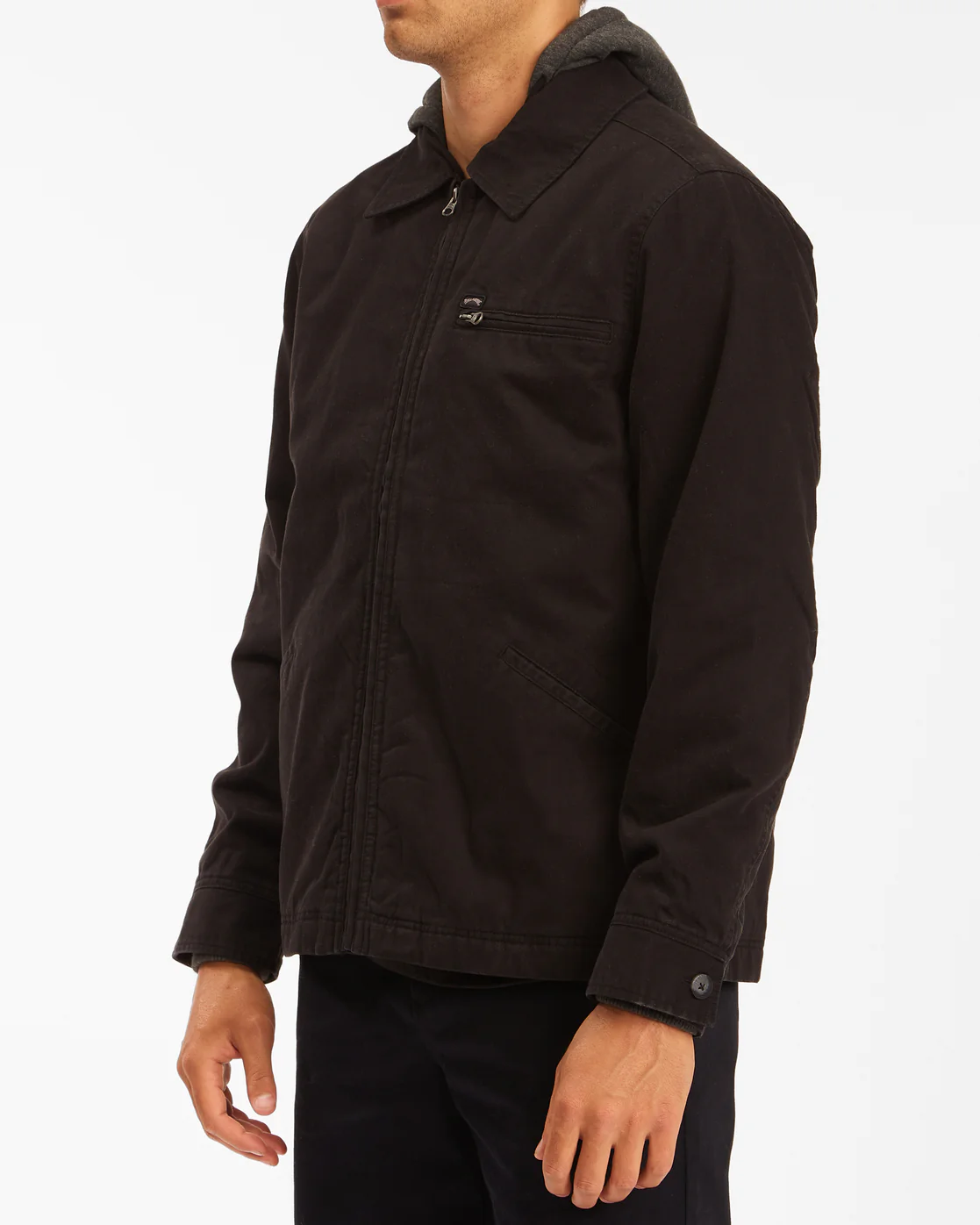 Billabong Barlow Hooded Jacket - Black -Biliabong Outlet