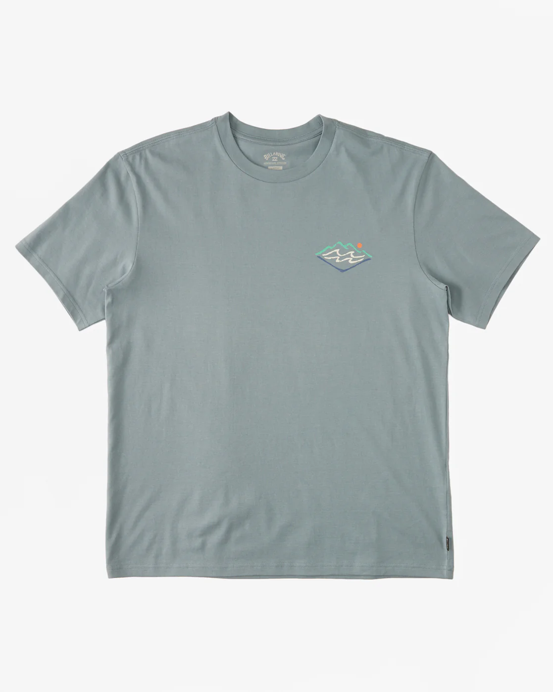 Billabong Summit Short Sleeve T-Shirt - Washed Blue -Biliabong Outlet