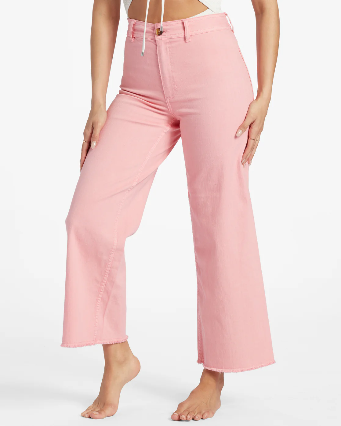 Billabong Free Fall High-Waist Pants - Flamingo -Biliabong Outlet