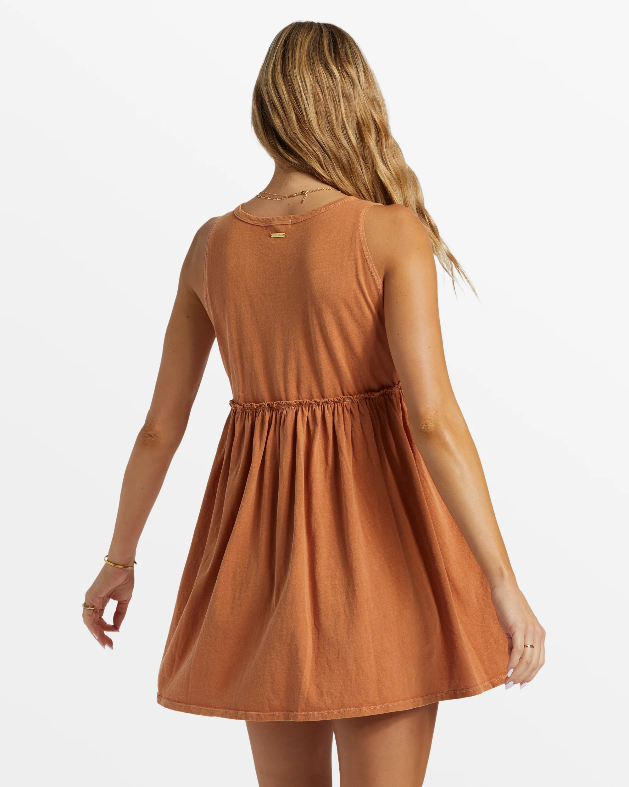 Billabong Seaside Tank Mini Dress - Toffee -Biliabong Outlet
