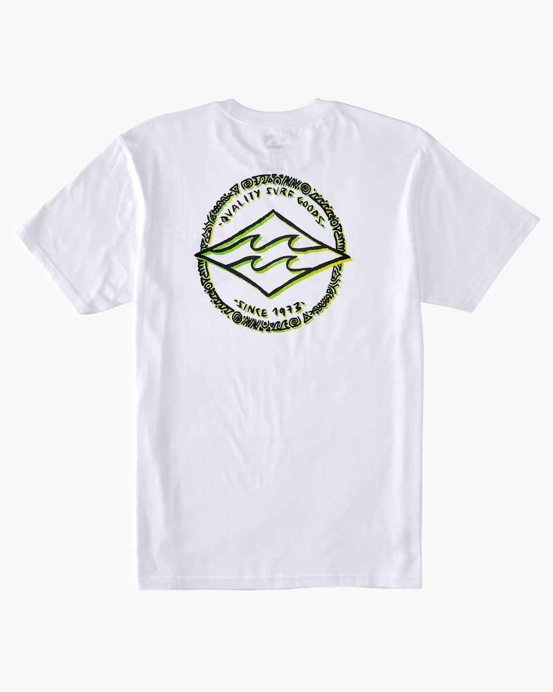 Billabong Rotor Diamond T-Shirt - White -Biliabong Outlet