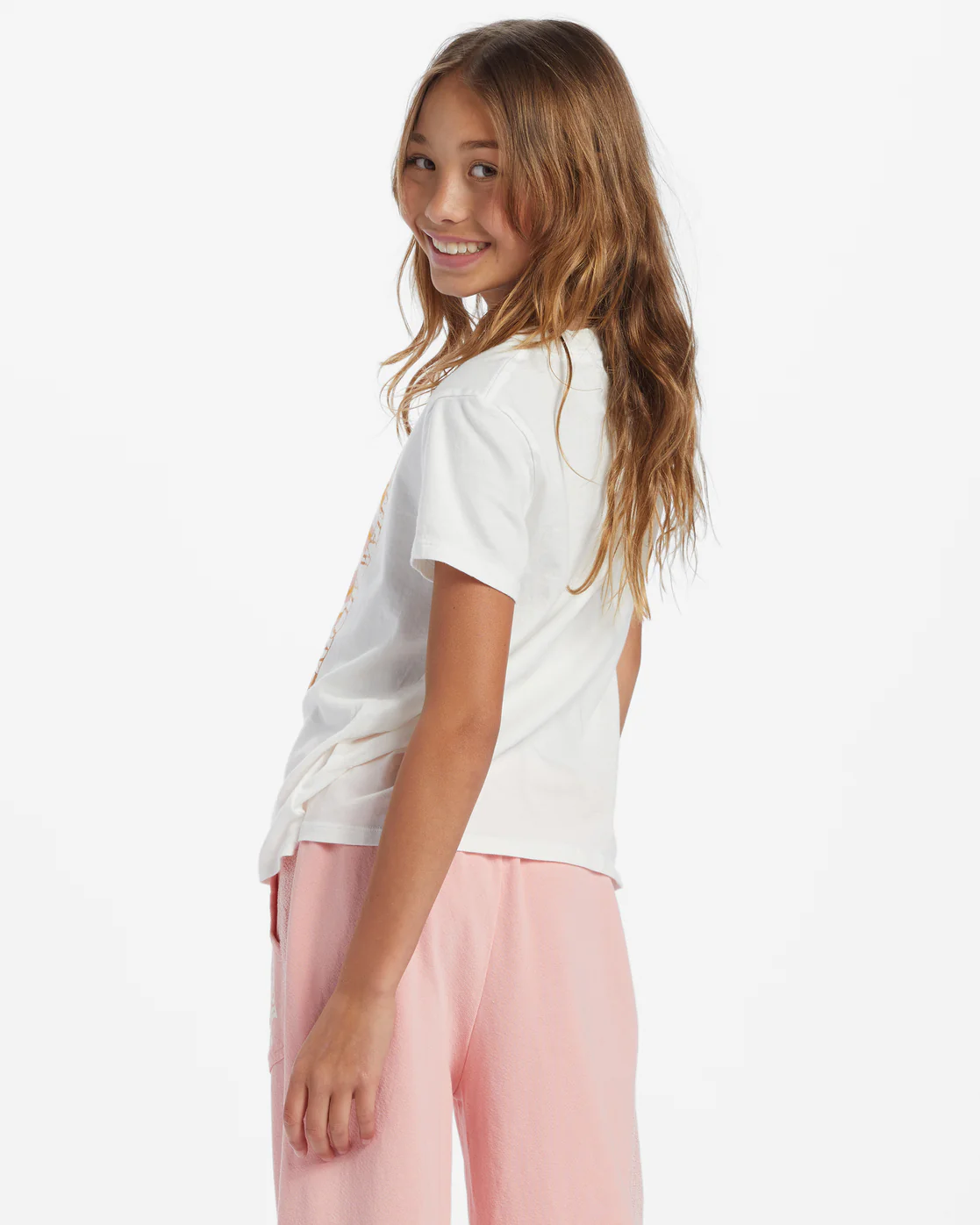 Billabong Girls Be A Butterfly T-Shirt - Salt Crystal -Biliabong Outlet