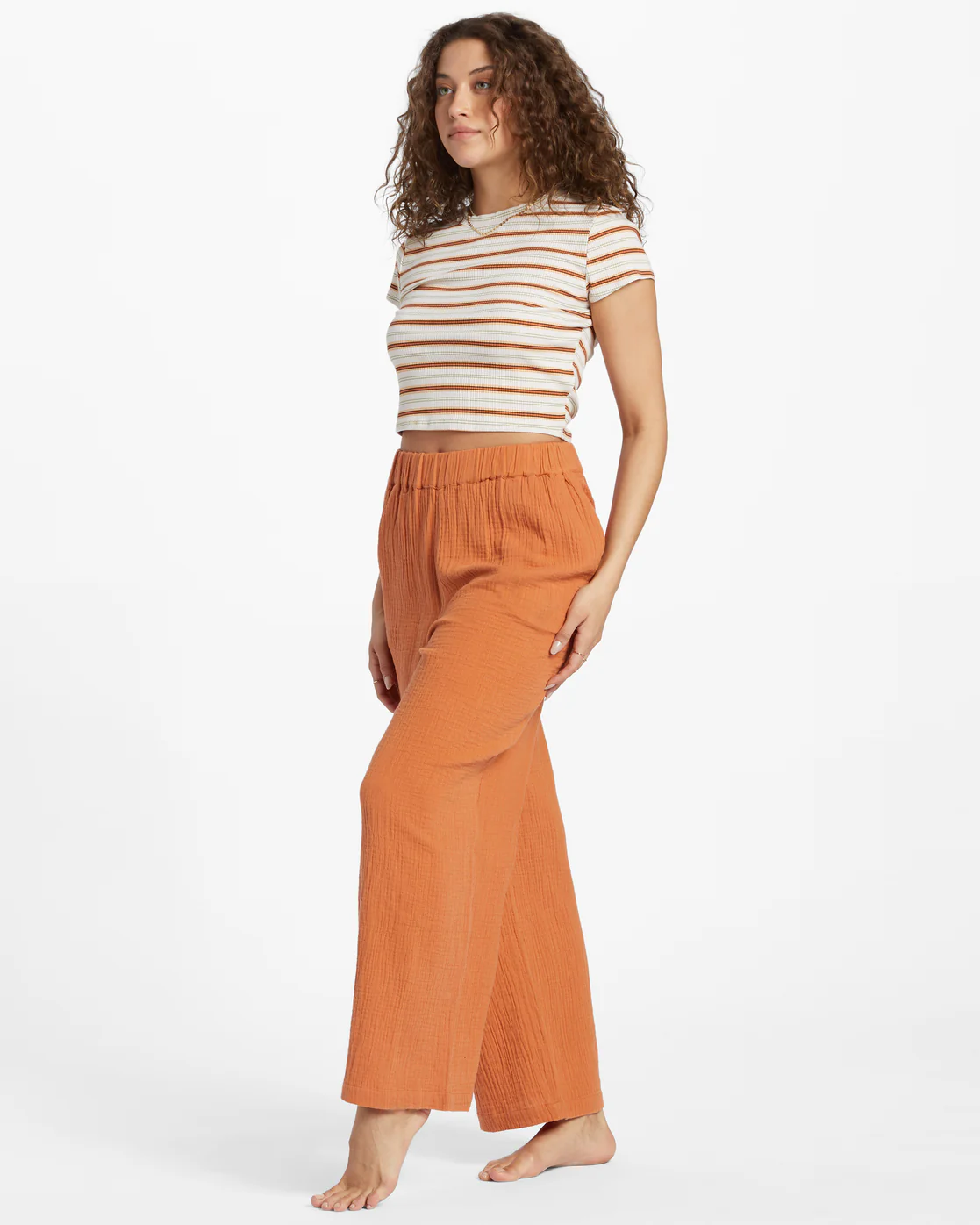 Billabong Follow Me Pant 2 Pants - Toffee -Biliabong Outlet
