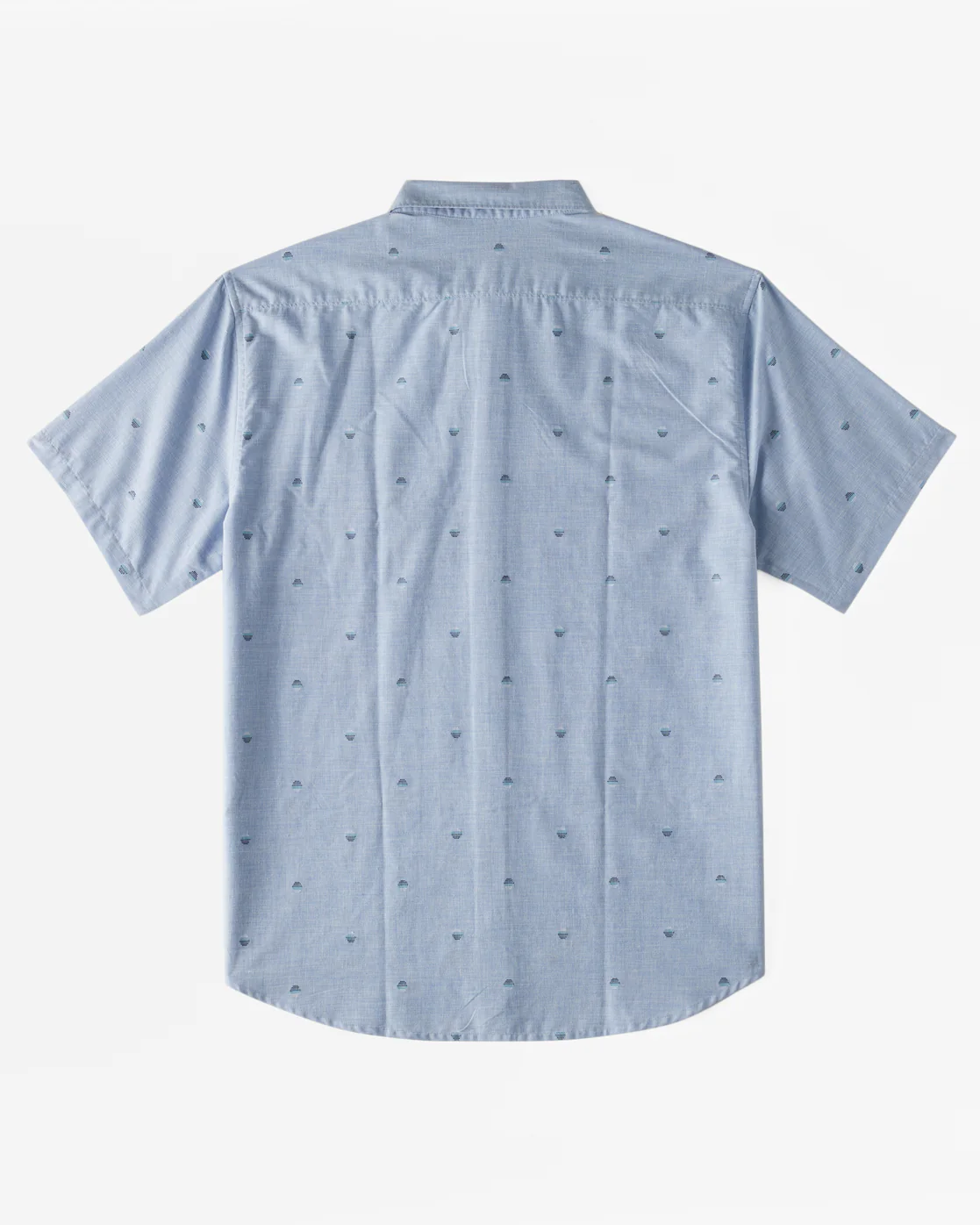 Billabong All Day Jacquard Short Sleeve Woven Shirt - Washed Blue -Biliabong Outlet