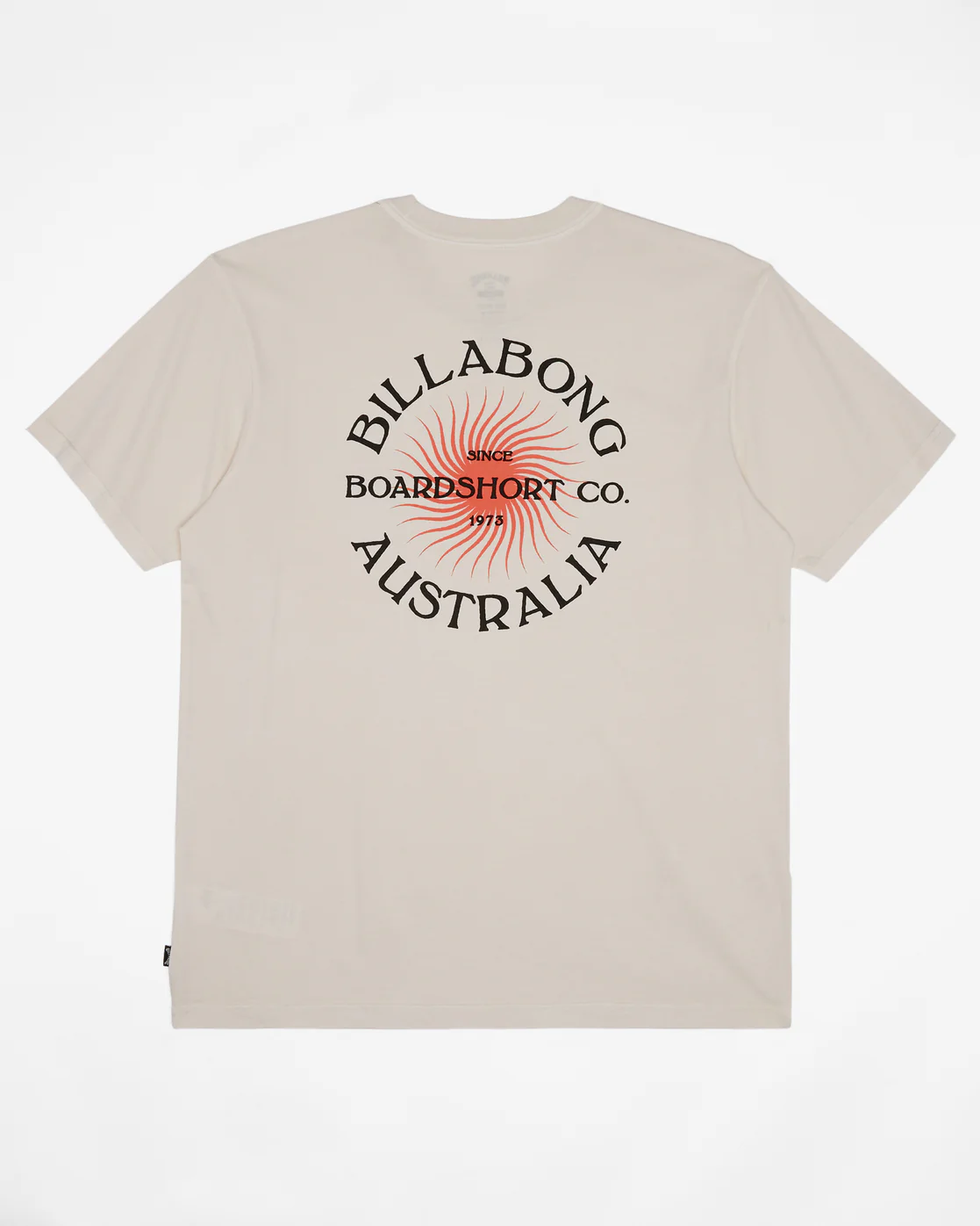 Billabong Connection Short Sleeve Wave Washed T-Shirt - Off White -Biliabong Outlet