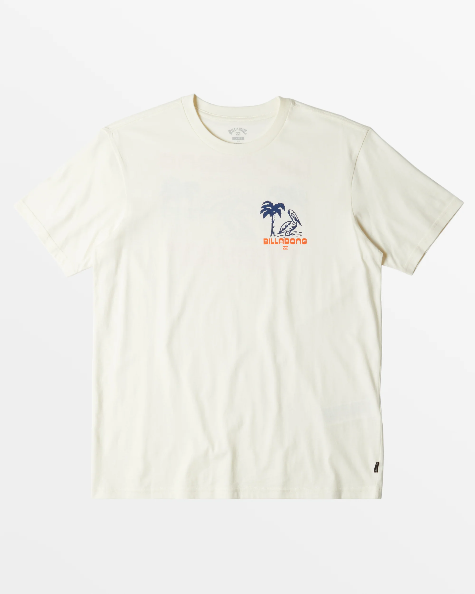 Billabong Lounge T-Shirt - Off White -Biliabong Outlet