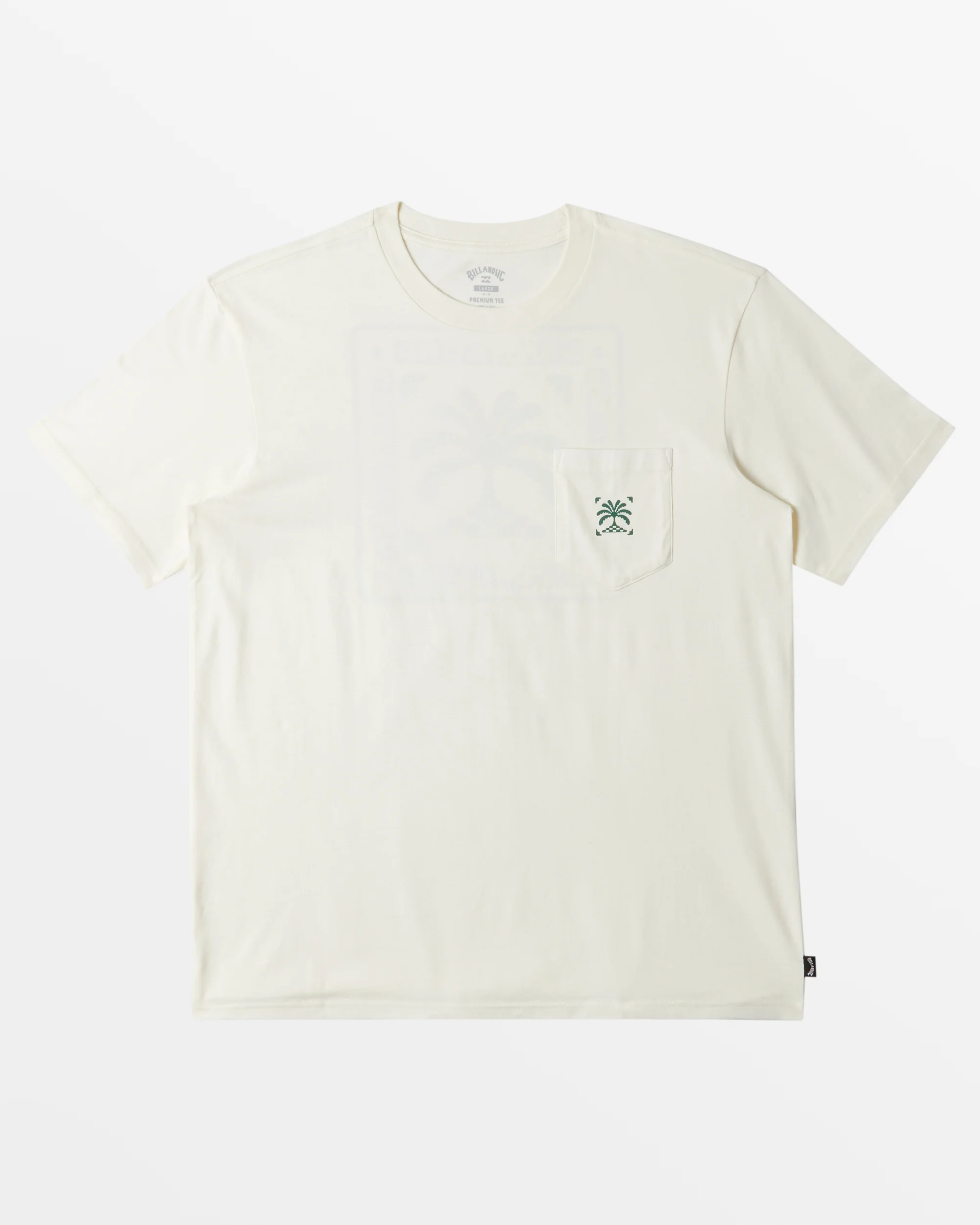 Billabong Troppo Pocket T-Shirt - Off White -Biliabong Outlet