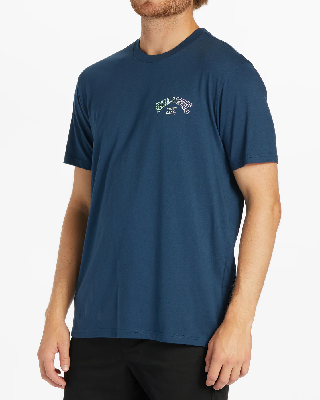 Billabong Arch Fill Short Sleeve T-Shirt - Dark Blue -Biliabong Outlet
