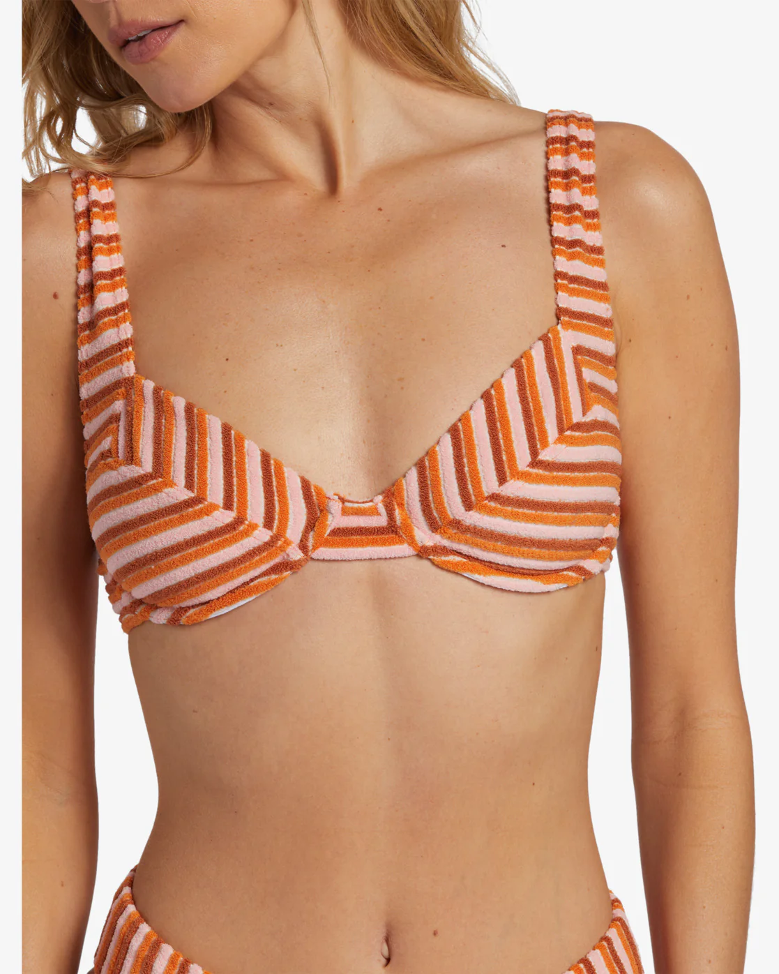 Billabong Tides Terry Tyler Underwire Bikini Top - Multi -Biliabong Outlet