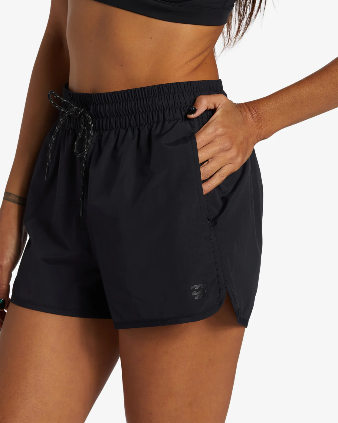 Billabong New Adventure Short Solid Shorts - Black -Biliabong Outlet