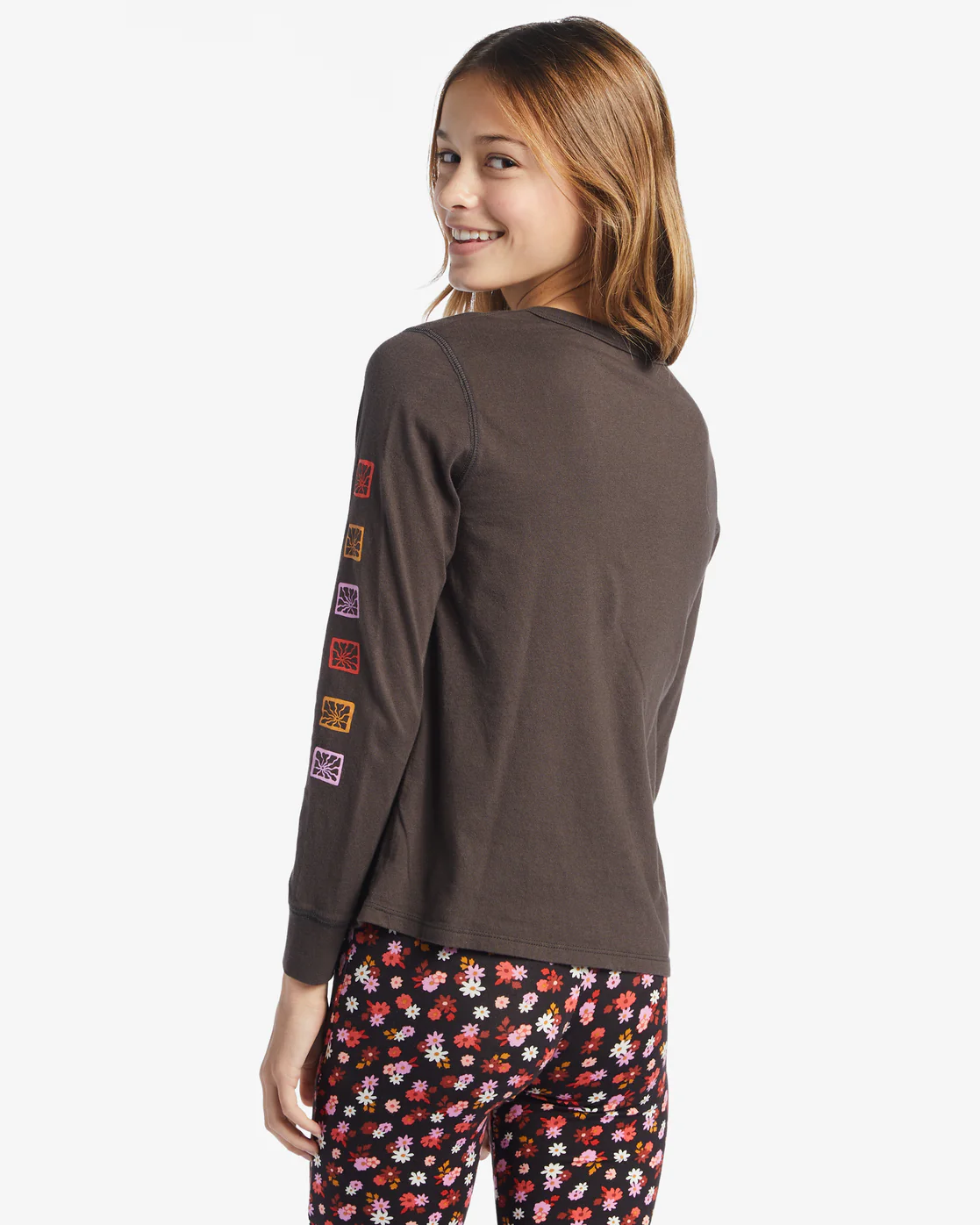 Billabong Girls A New Day T-Shirt - Off Black -Biliabong Outlet