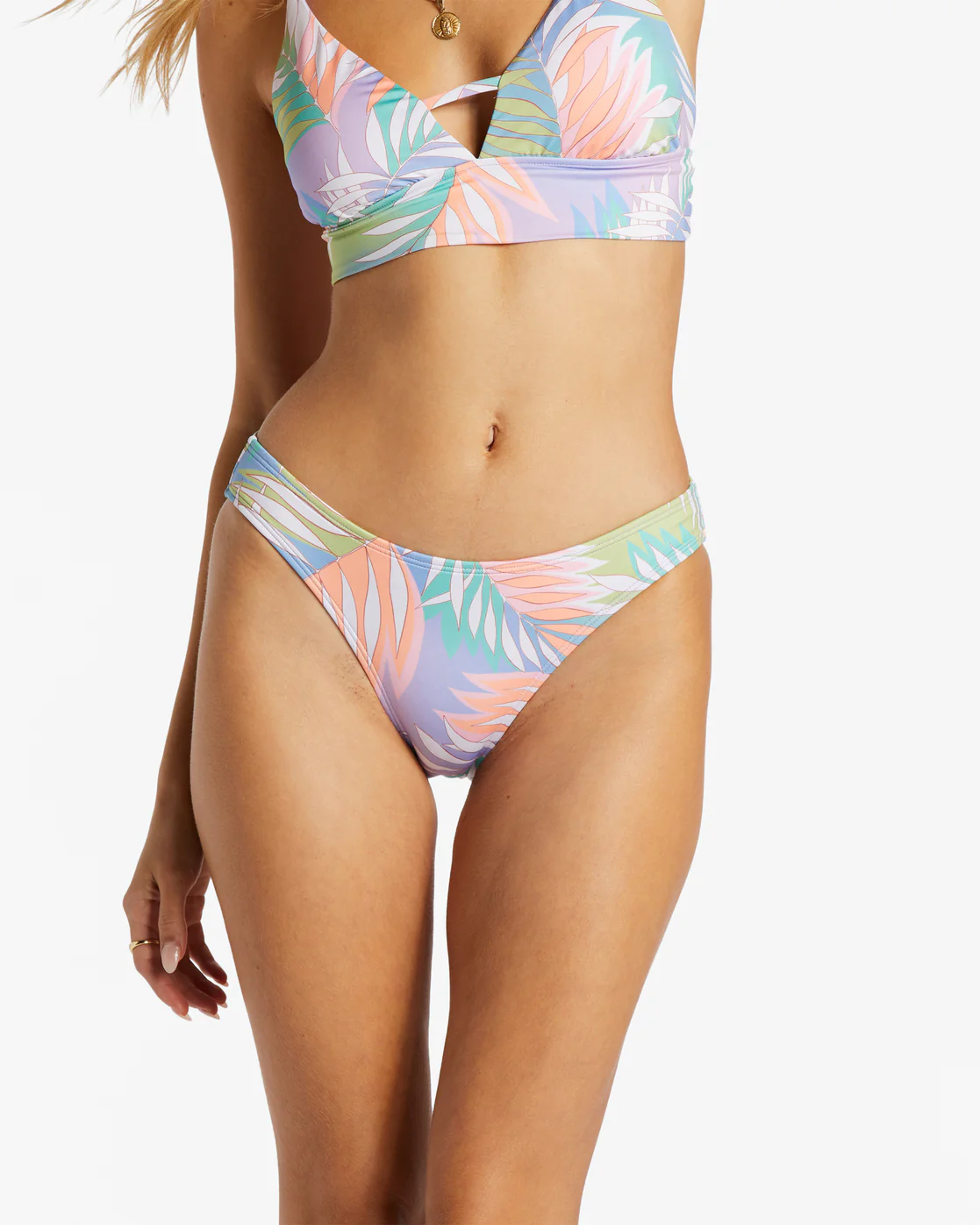 Billabong Sweet Side Of Paradise Lowrider Bikini Bottoms - Multi -Biliabong Outlet