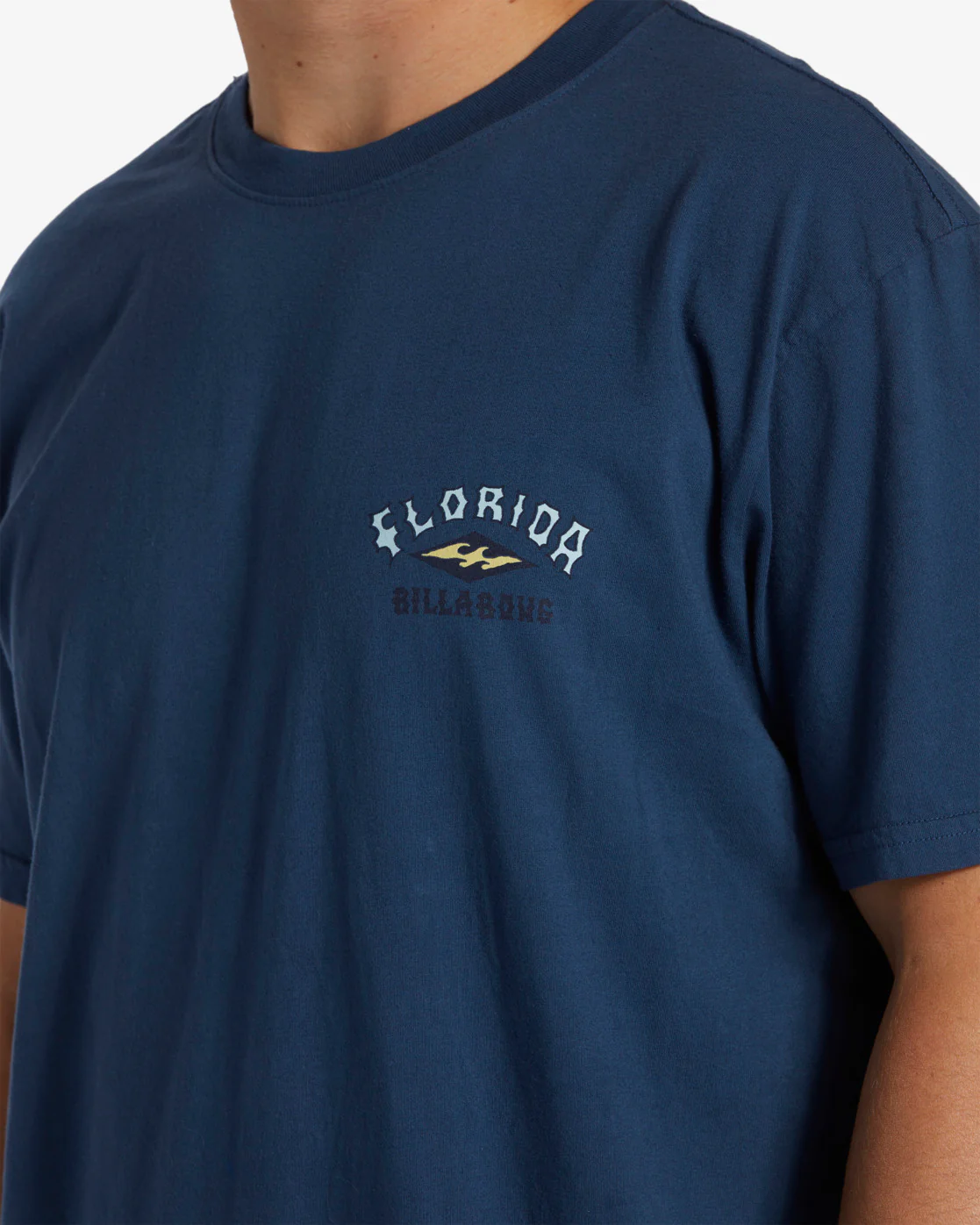 Billabong Arch Florida Short Sleeve T-Shirt - Slate Blue -Biliabong Outlet