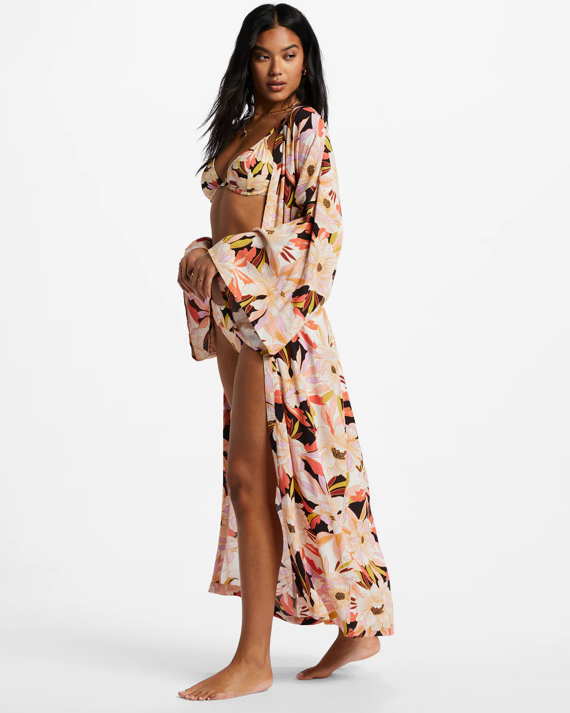 Billabong Head Over Heels Dress - Multi -Biliabong Outlet