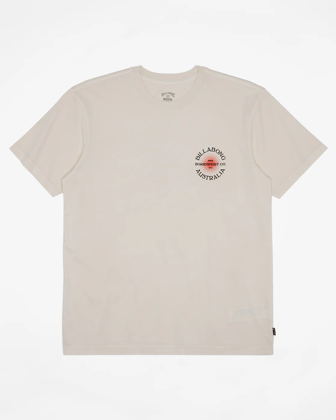 Billabong Connection Short Sleeve Wave Washed T-Shirt - Off White -Biliabong Outlet