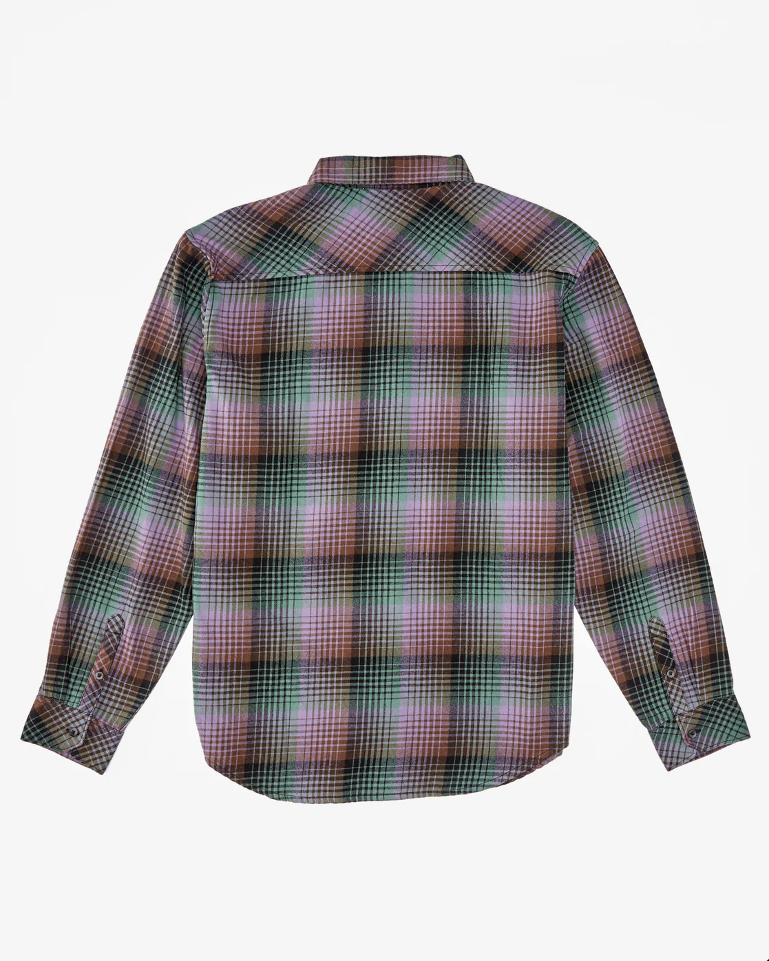 Billabong Coastline Flannel Long Sleeve Shirt - Dusty Grape -Biliabong Outlet