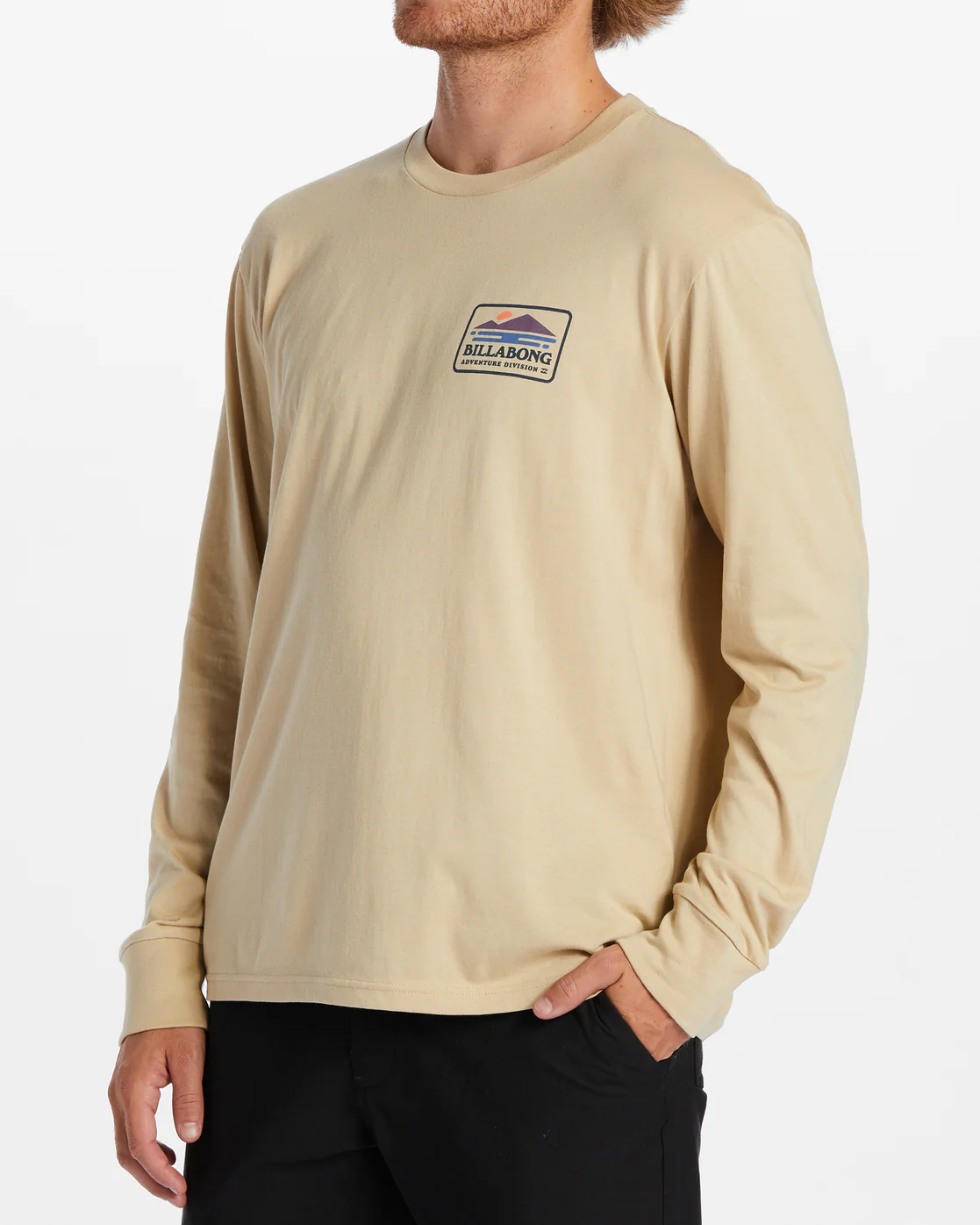 Billabong Range Long Sleeve T-Shirt - Desert -Biliabong Outlet