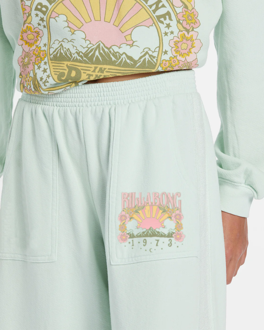 Billabong Girls Shoreline Pants - Sweet Mint -Biliabong Outlet